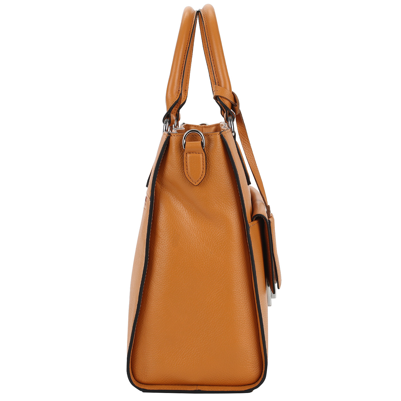 Оранжевая кожаная сумка Picard Equalize