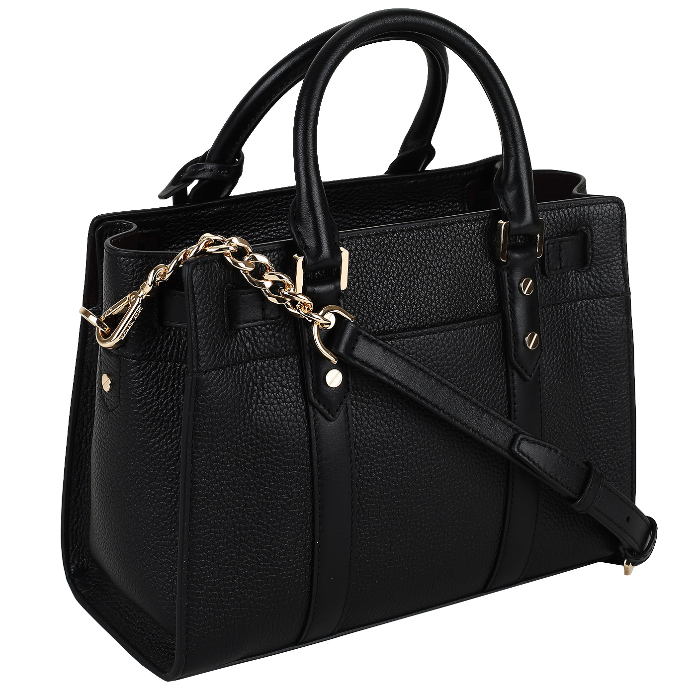 Кожаная сумка с плечевым ремешком Michael Kors Nouveau Hamilton