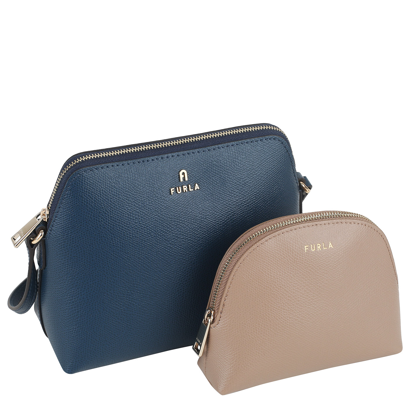 Сумка через плечо с косметичкой Furla Camelia