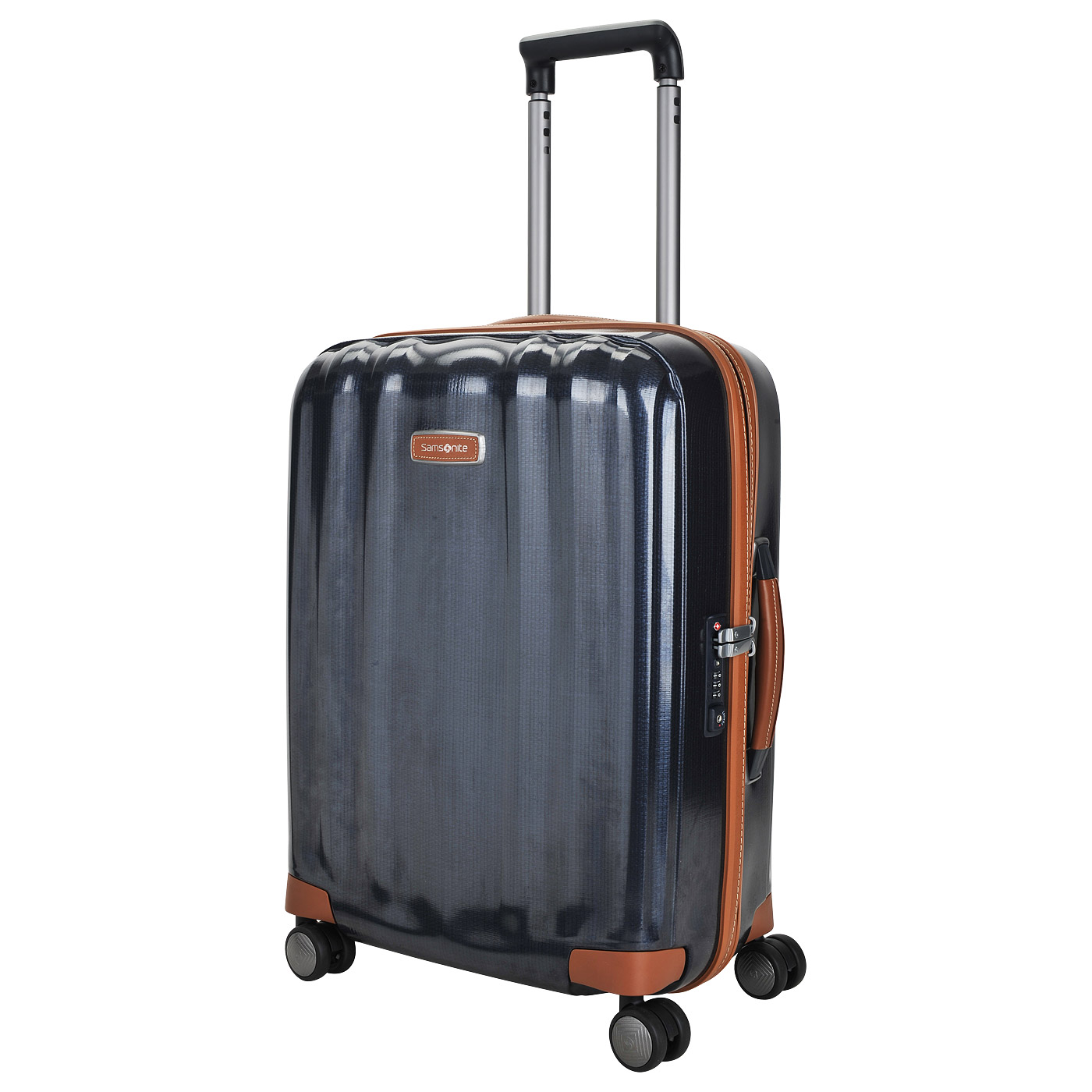 Samsonite Чемодан маленький S из материала Curv с кодовым замком