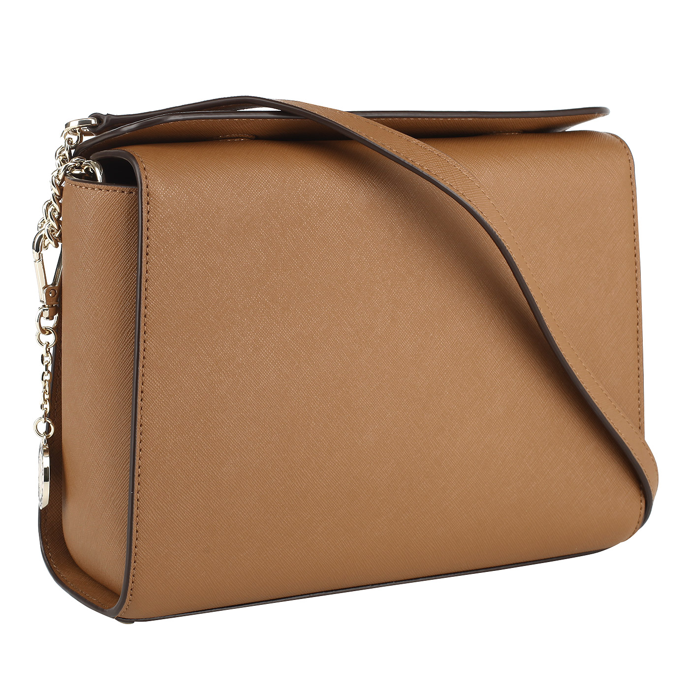 Женская сумка из натуральной сафьяновой кожи DKNY Saffiano