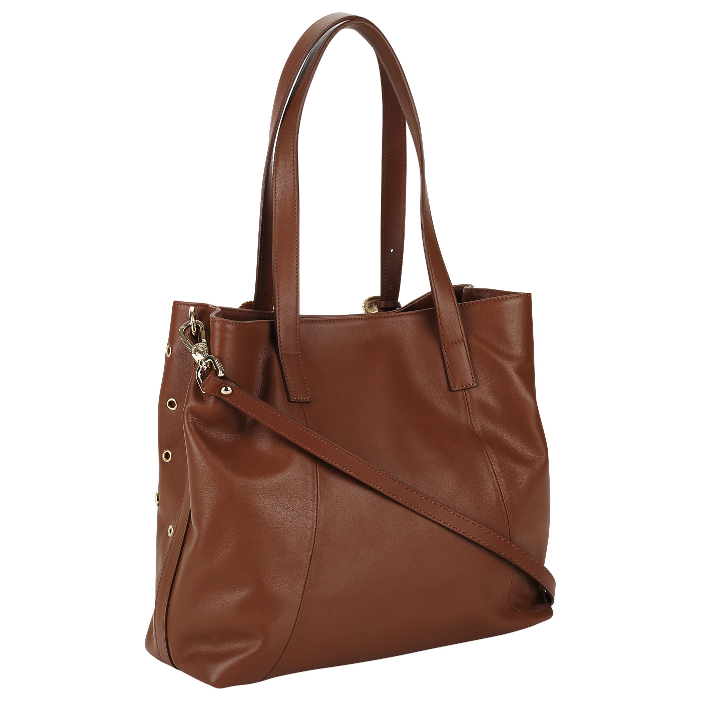 Женская сумка из коричневой кожи Valentino Orlandi Western
