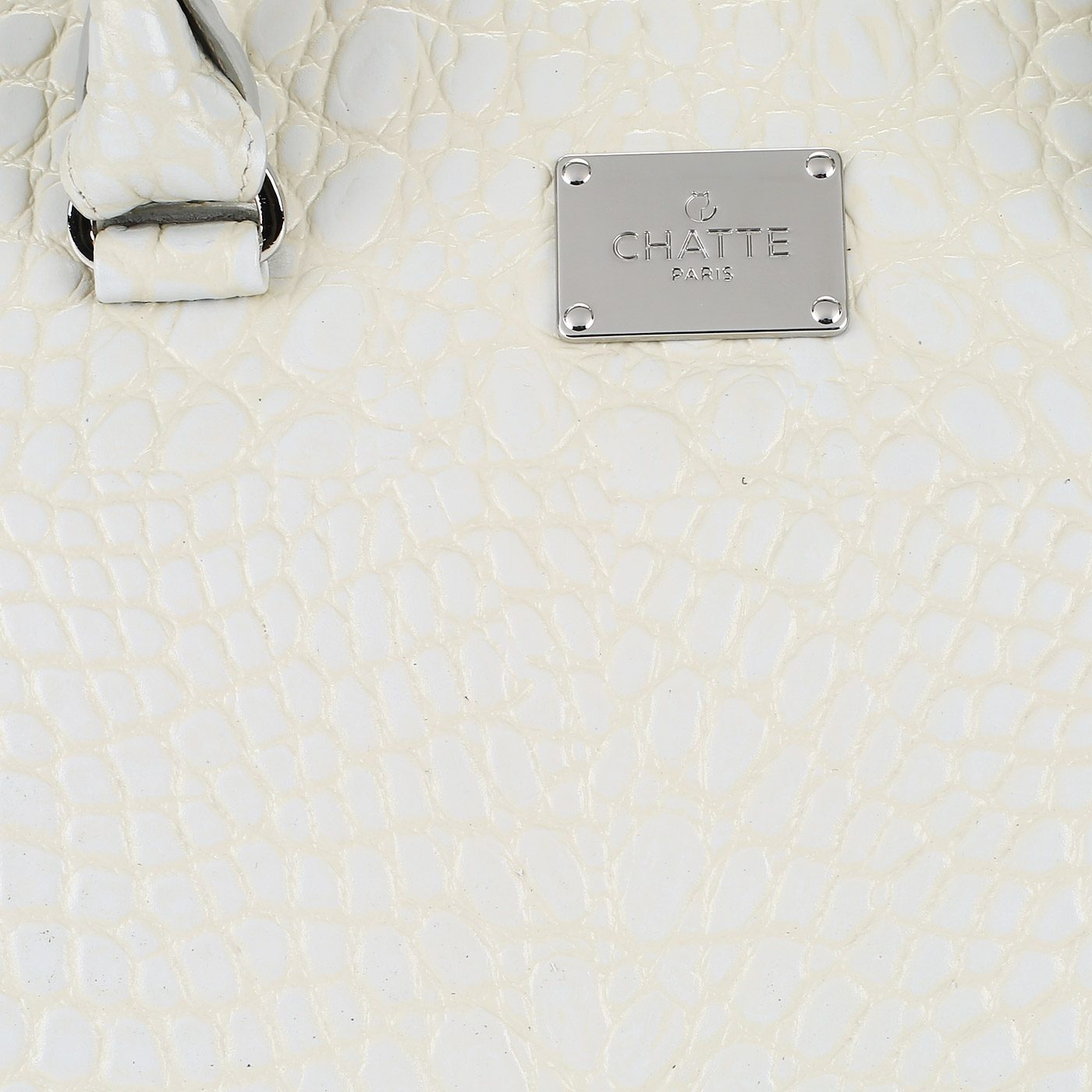Женская сумка с отделкой под крокодиловую кожу Chatte 