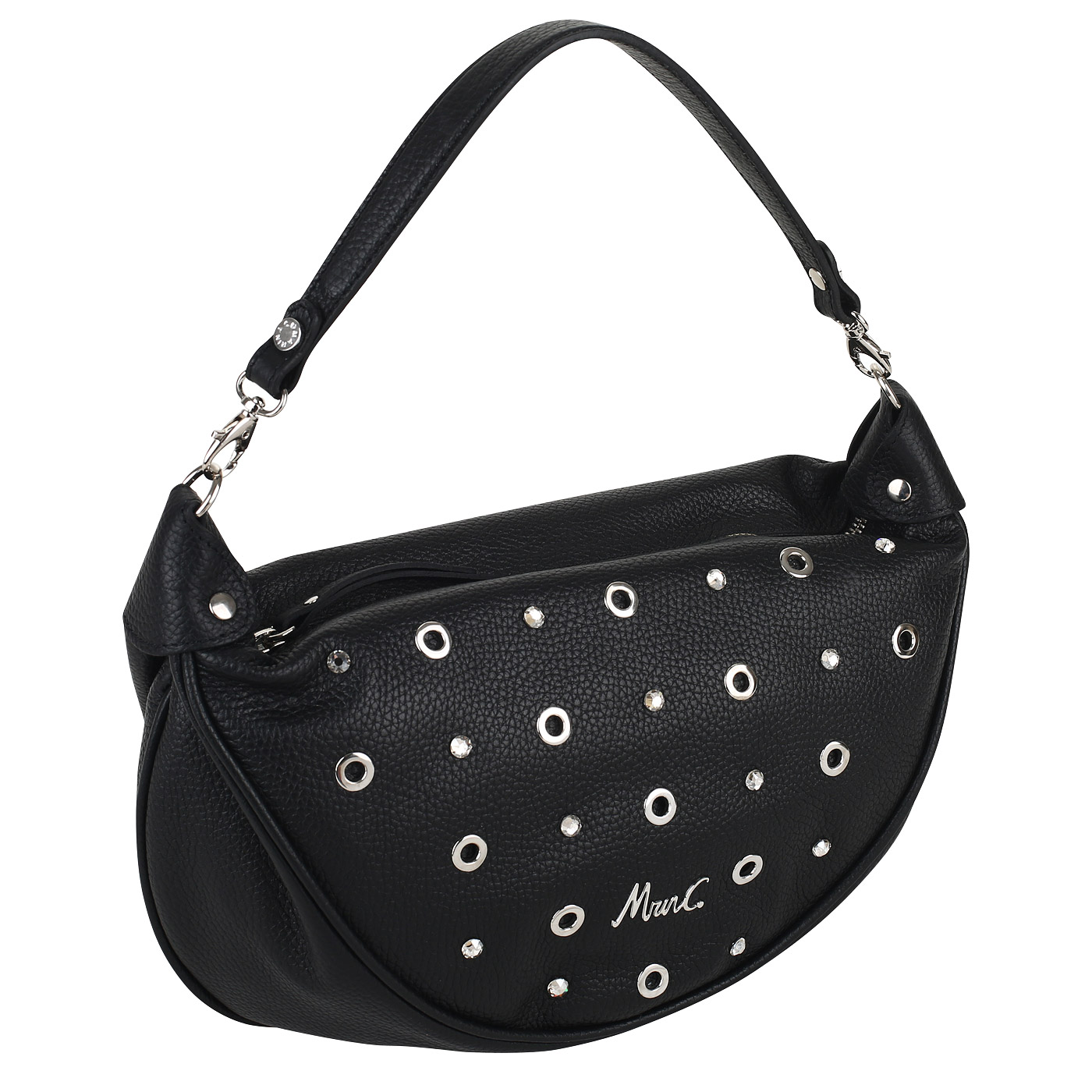 Сумка с клёпками и стразами Marina Creazioni 