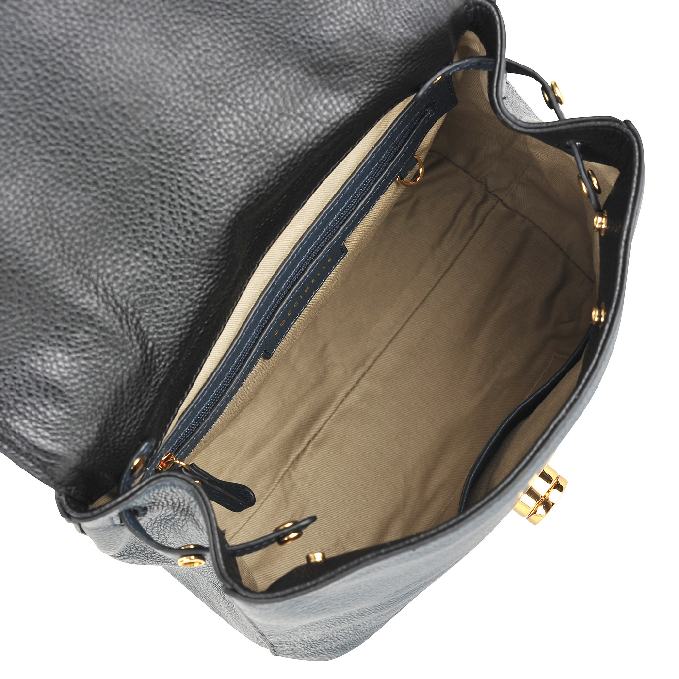 Кожаный рюкзак с откидным клапаном Coccinelle Liya