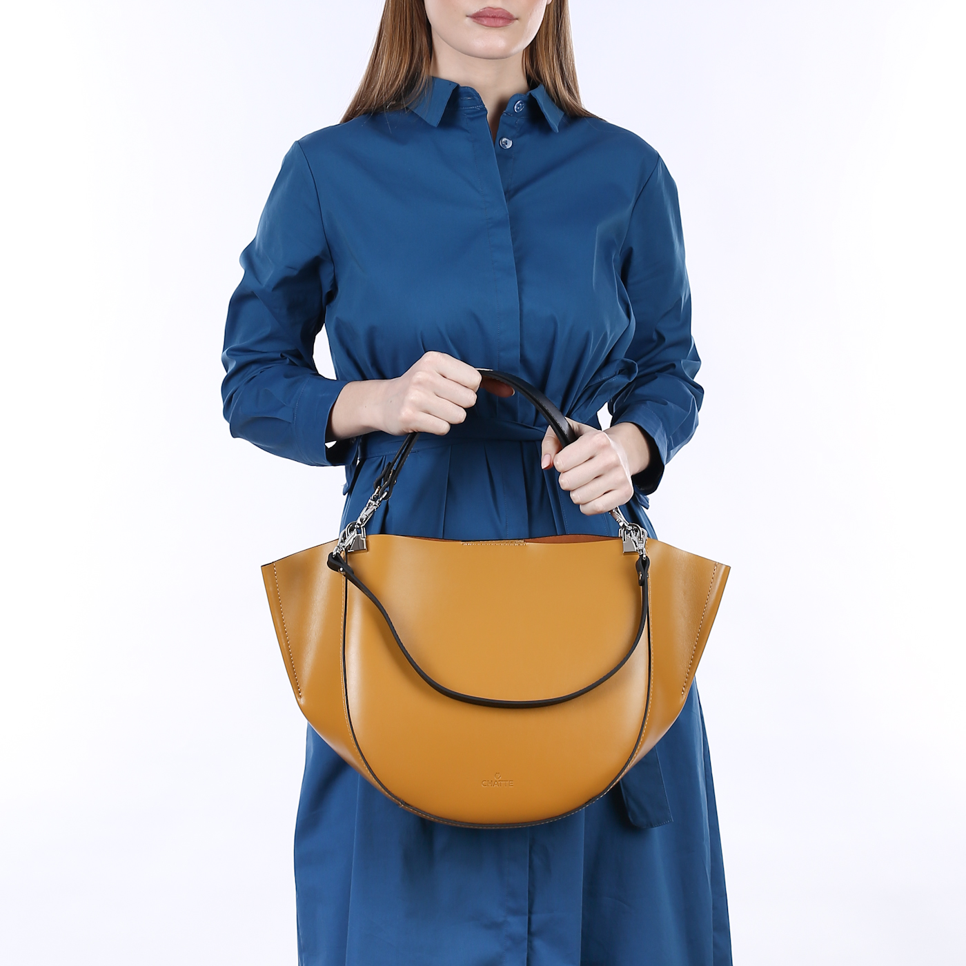 Кожаная сумка Chatte Marseille