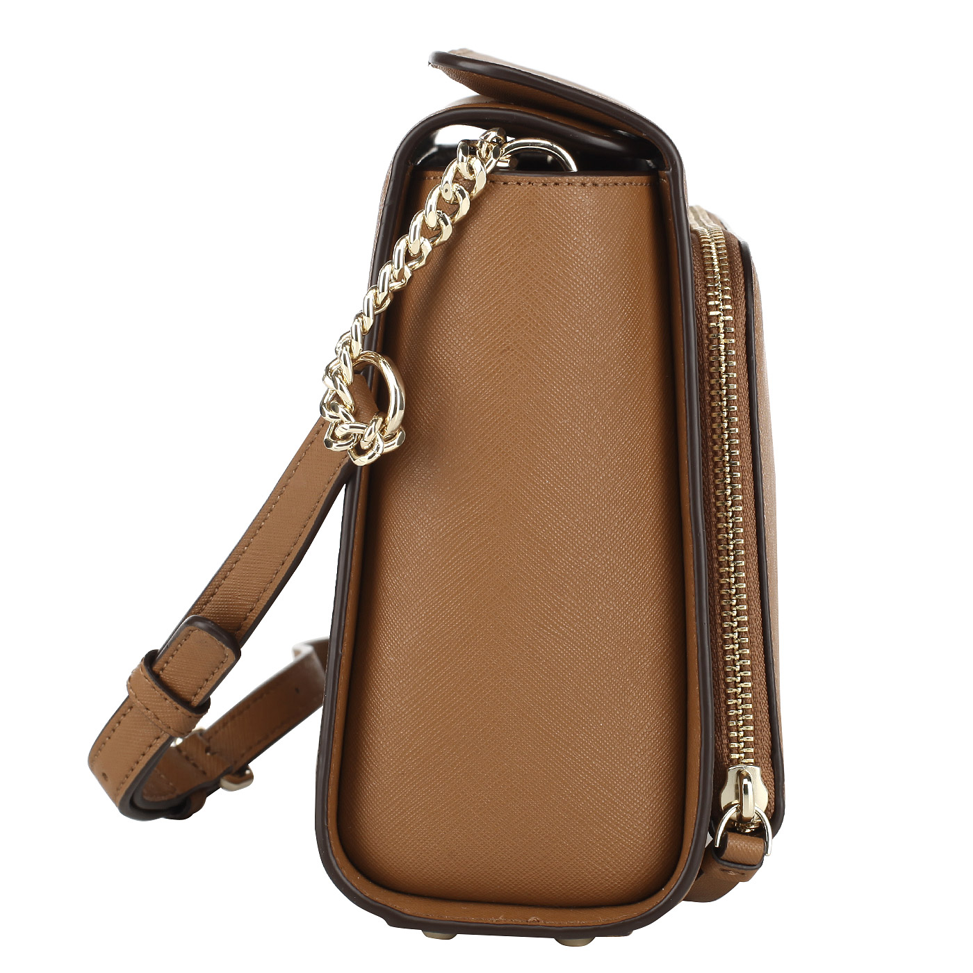 Женская сумка из натуральной сафьяновой кожи DKNY Saffiano