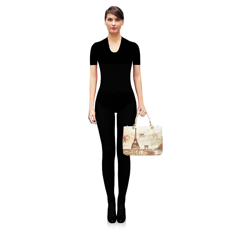 Женская кожаная сумка Acquanegra Paris