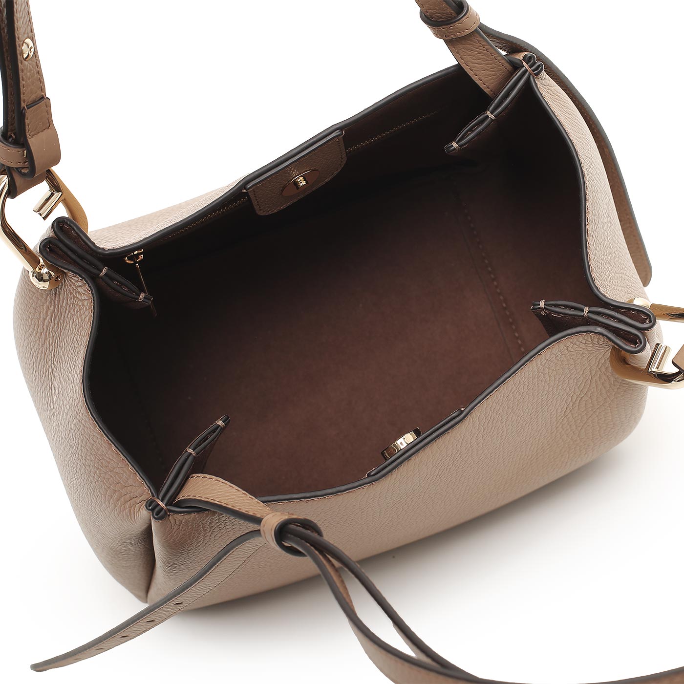 Кожаная сумка Furla Nuvola