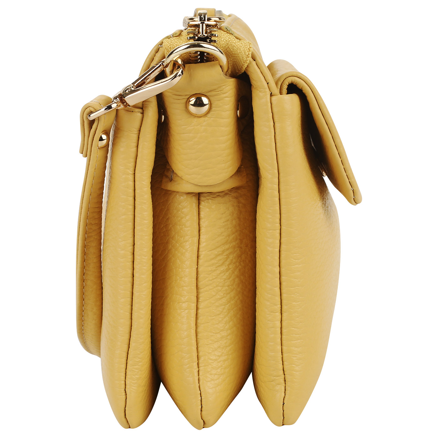 Сумка из зернистой кожи Bruno Rossi 