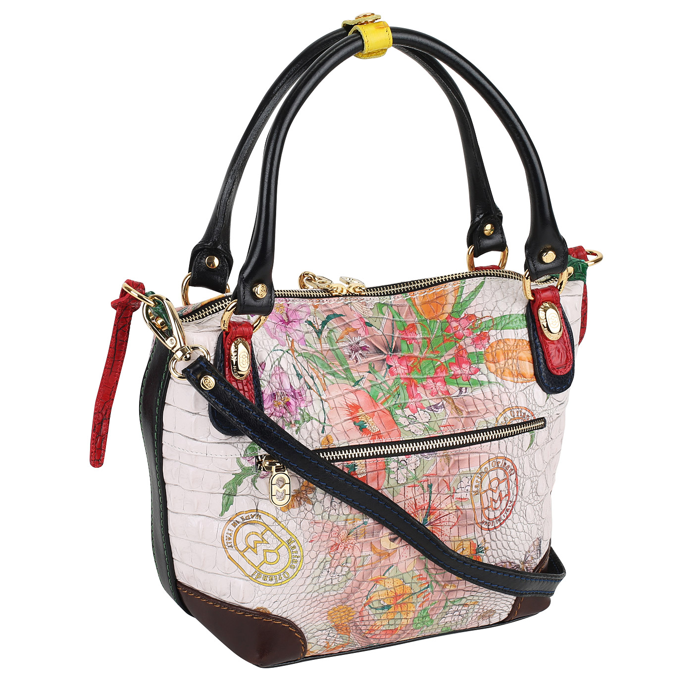 Сумка с цветочным принтом Marino Orlandi Leaf