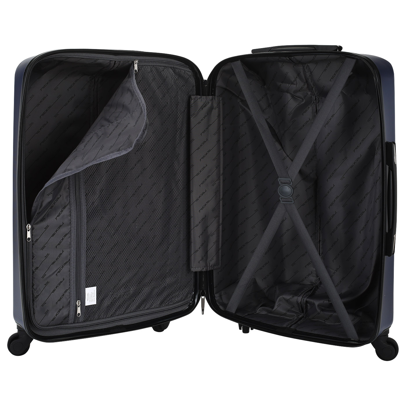 Чемодан средний M из ABS-пластика с кодовым замком Teckel Crossway