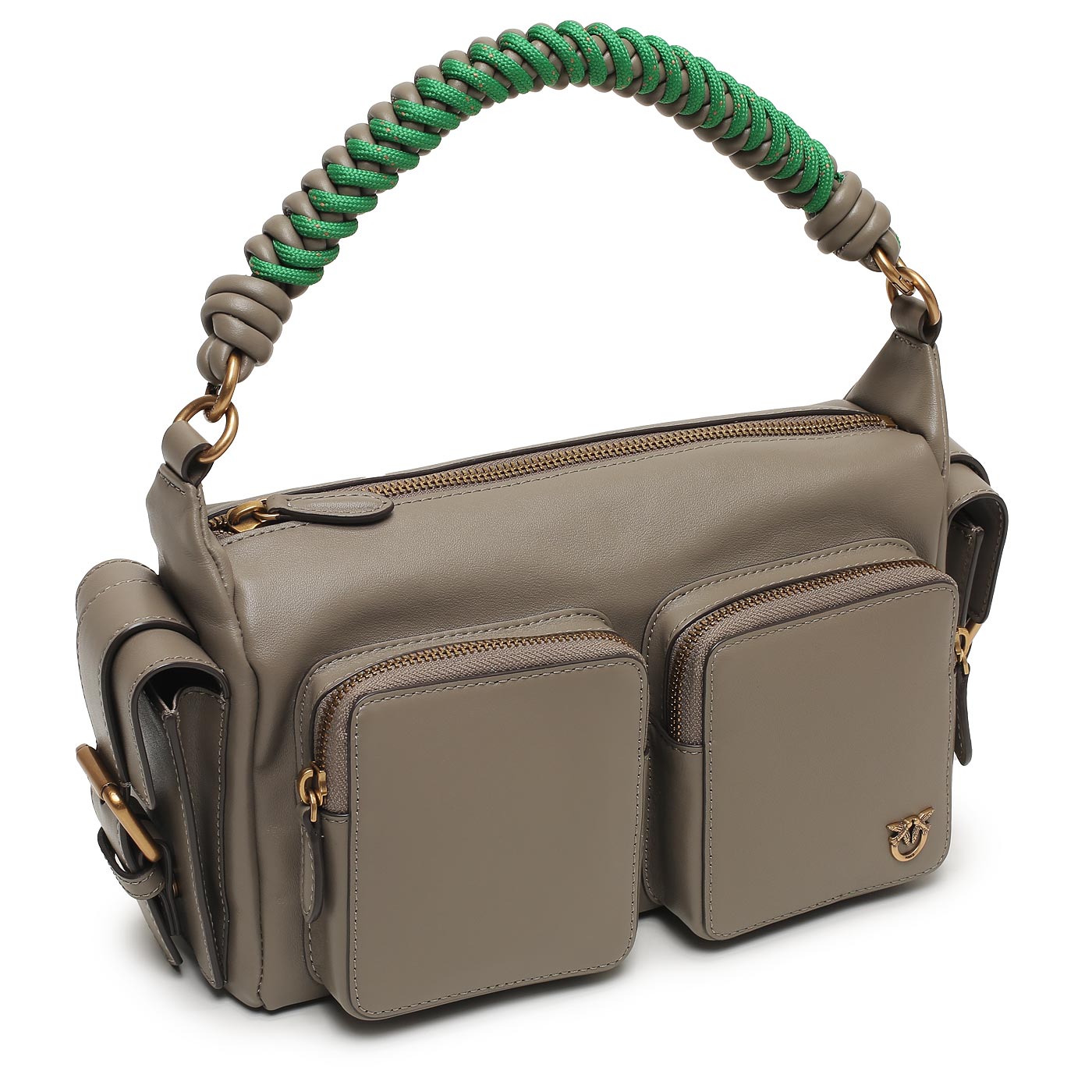 Кожаная сумка Pinko Cargo