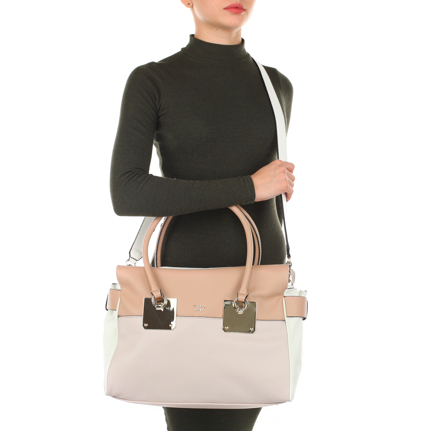 Женская вместительная сумка с плечевым ремешком Guess Luma