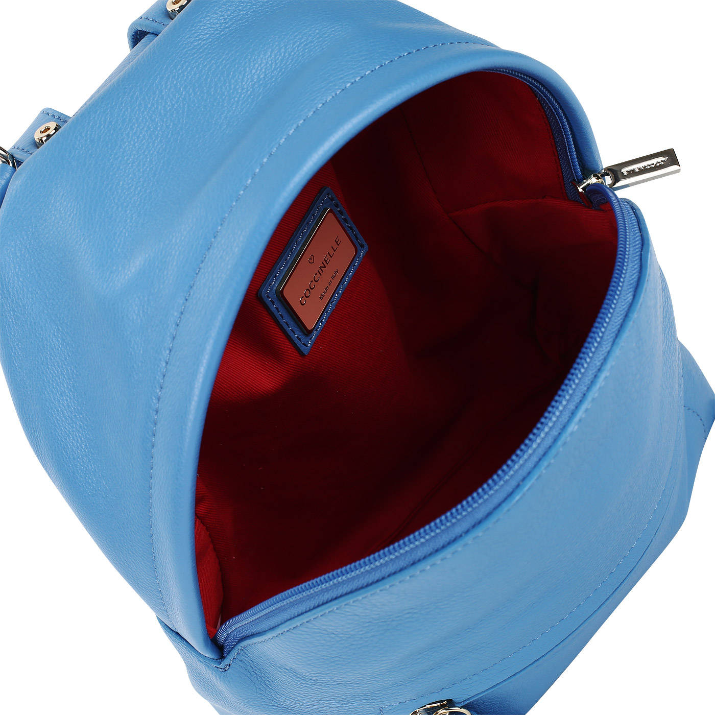 Кожаный рюкзачок на молнии Coccinelle Leonie