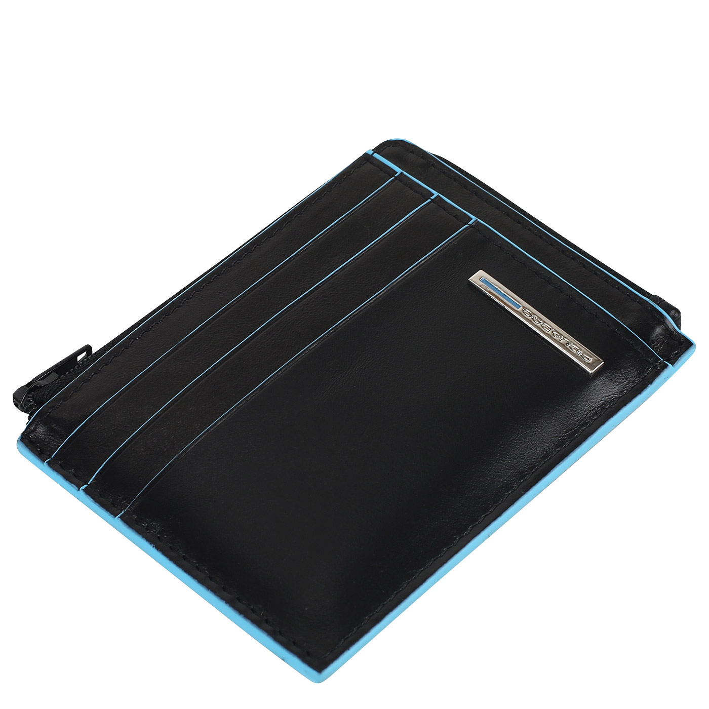 Кожаная визитница Piquadro Blue square