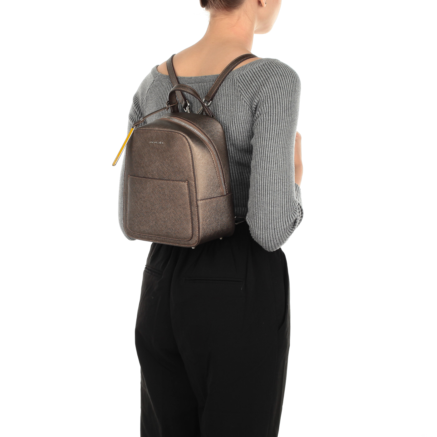 Маленький женский рюкзак из сафьяновой кожи Cromia Perla