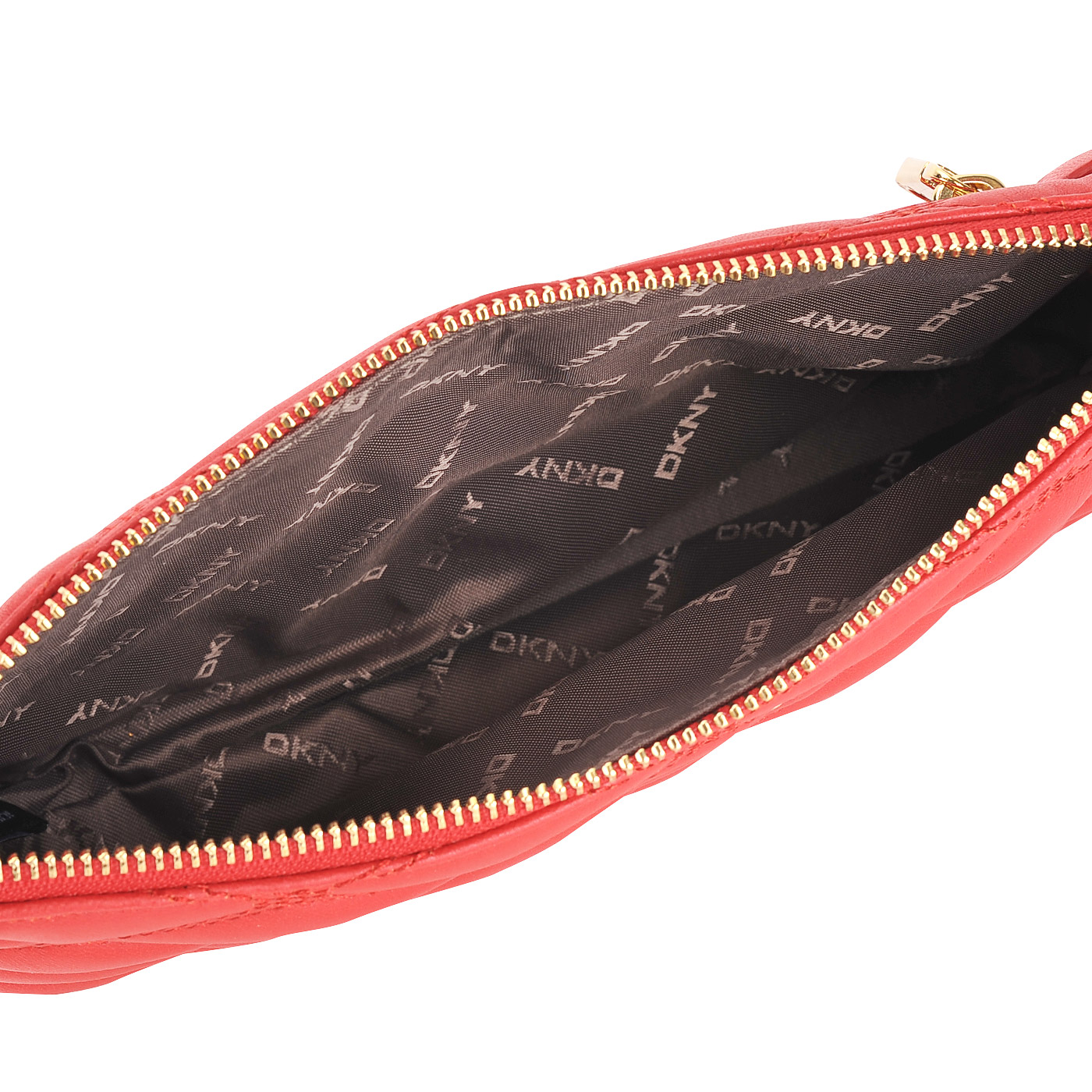 Женский кожаный клатч DKNY Quilted Nappa