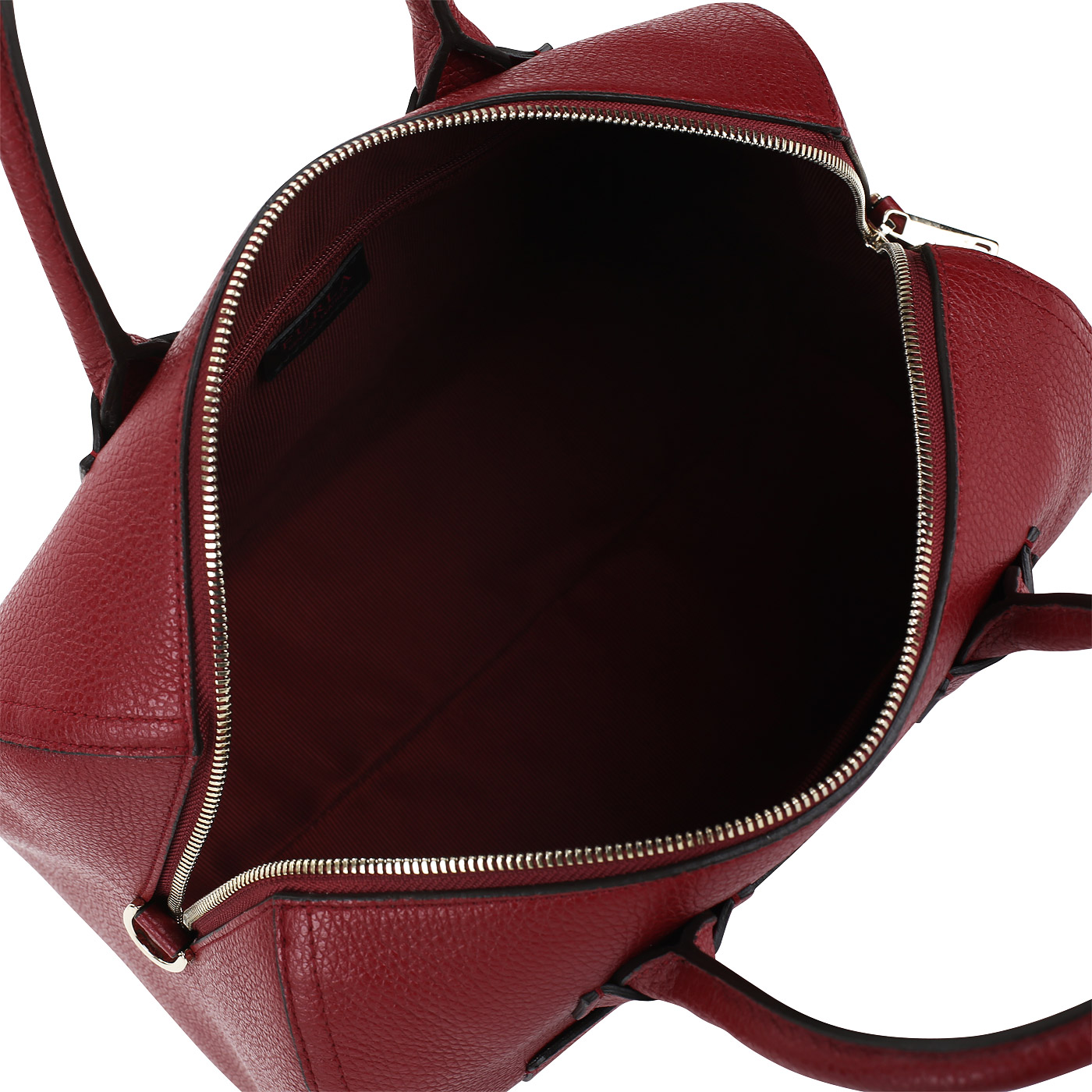 Красная кожаная сумочка Furla Alba