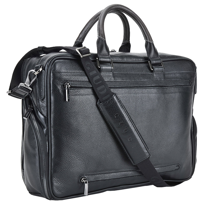 Мужская кожаная деловая сумка Giudi 