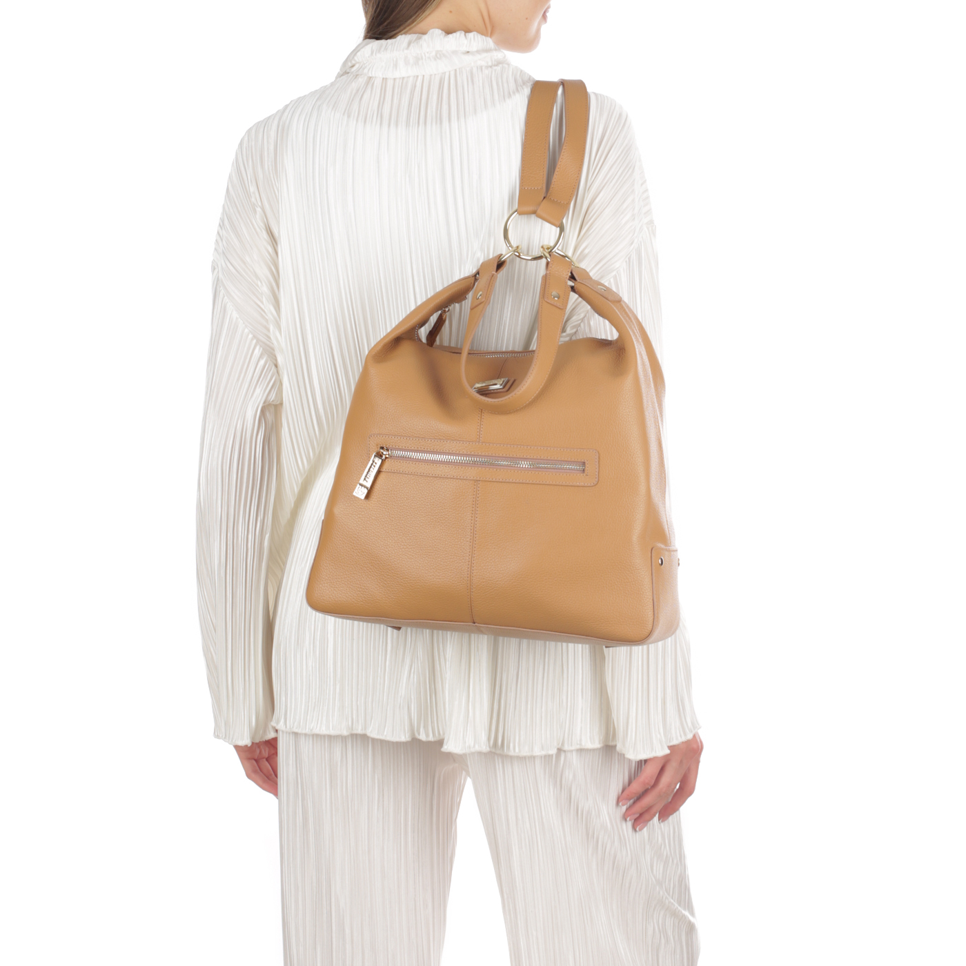 Кожаная сумка-рюкзак Aurelli Bella