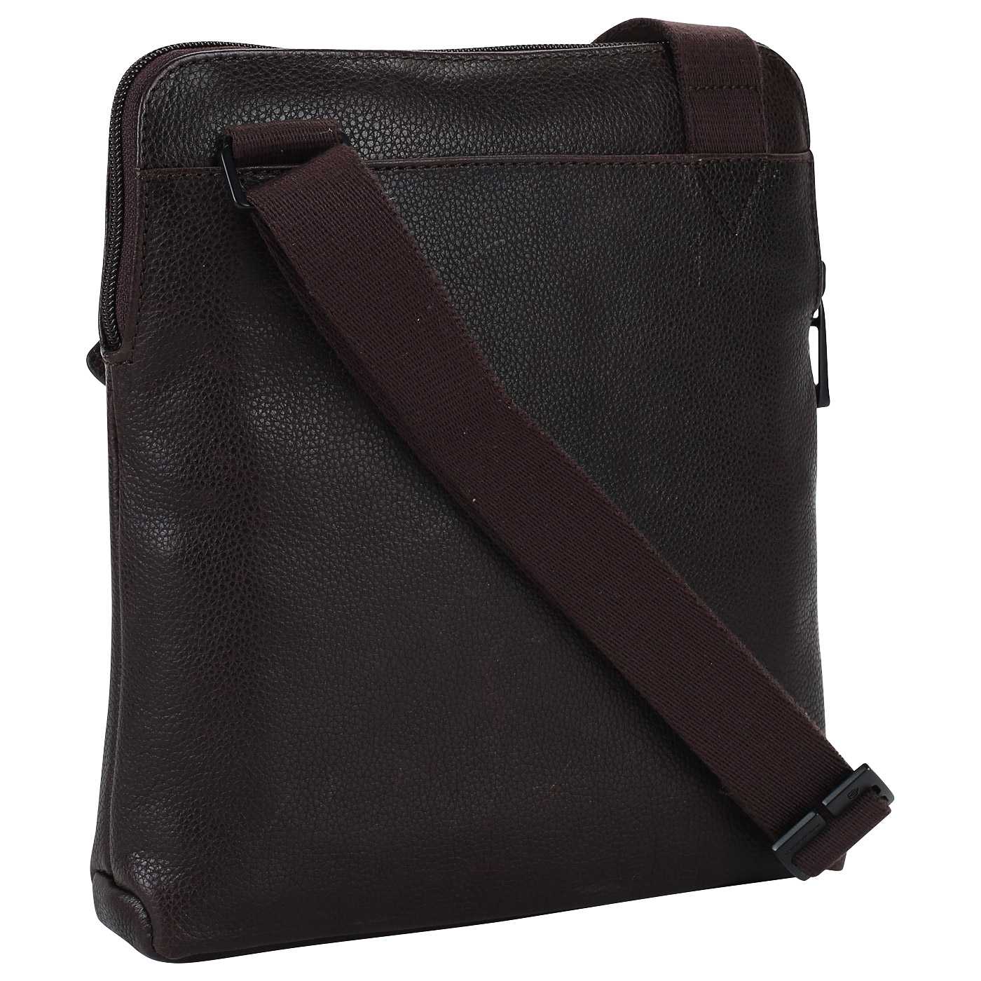 Мужская сумка-планшет из коричневой кожи Piquadro Plus
