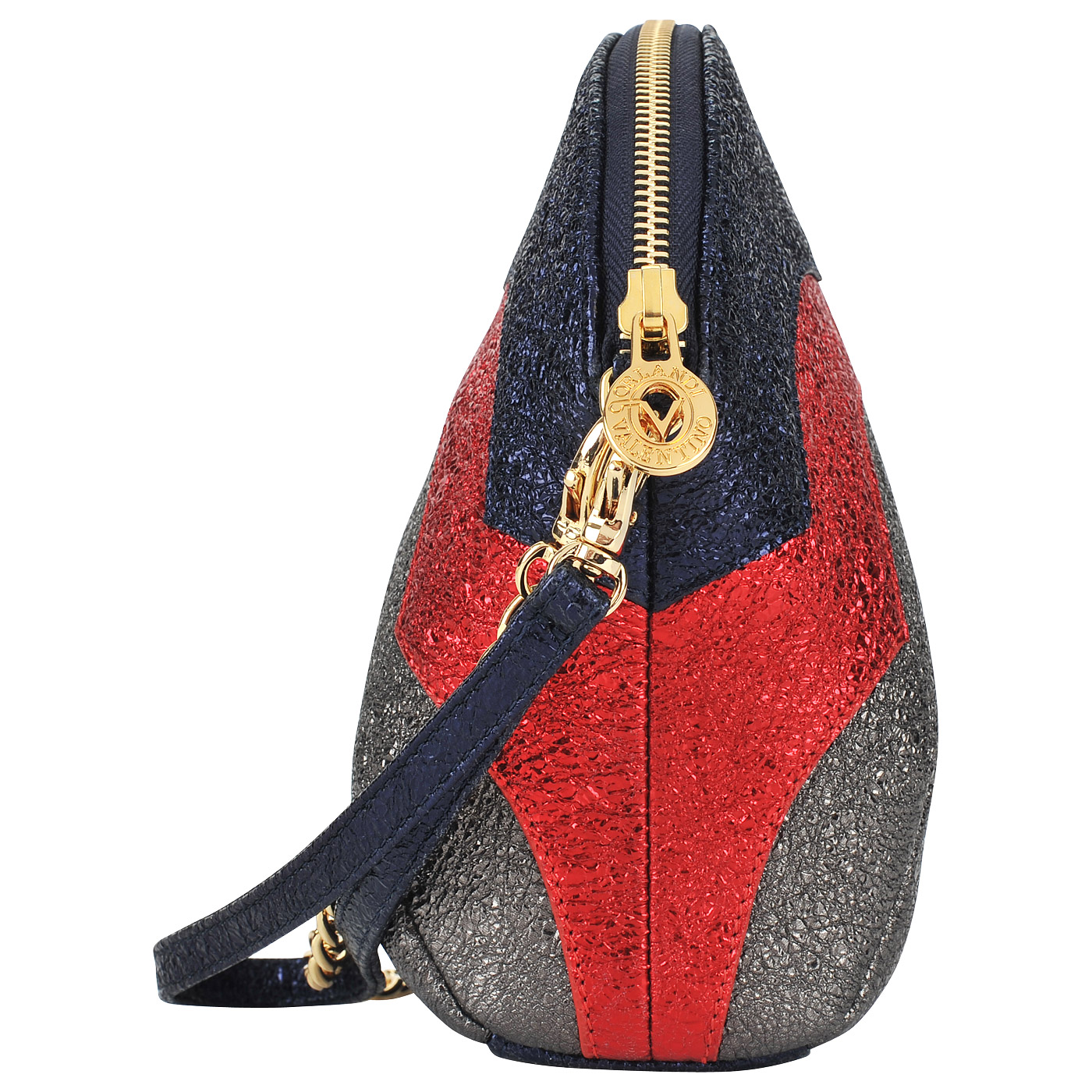 Женская кожаная сумочка с плечевой цепочкой Valentino Orlandi 