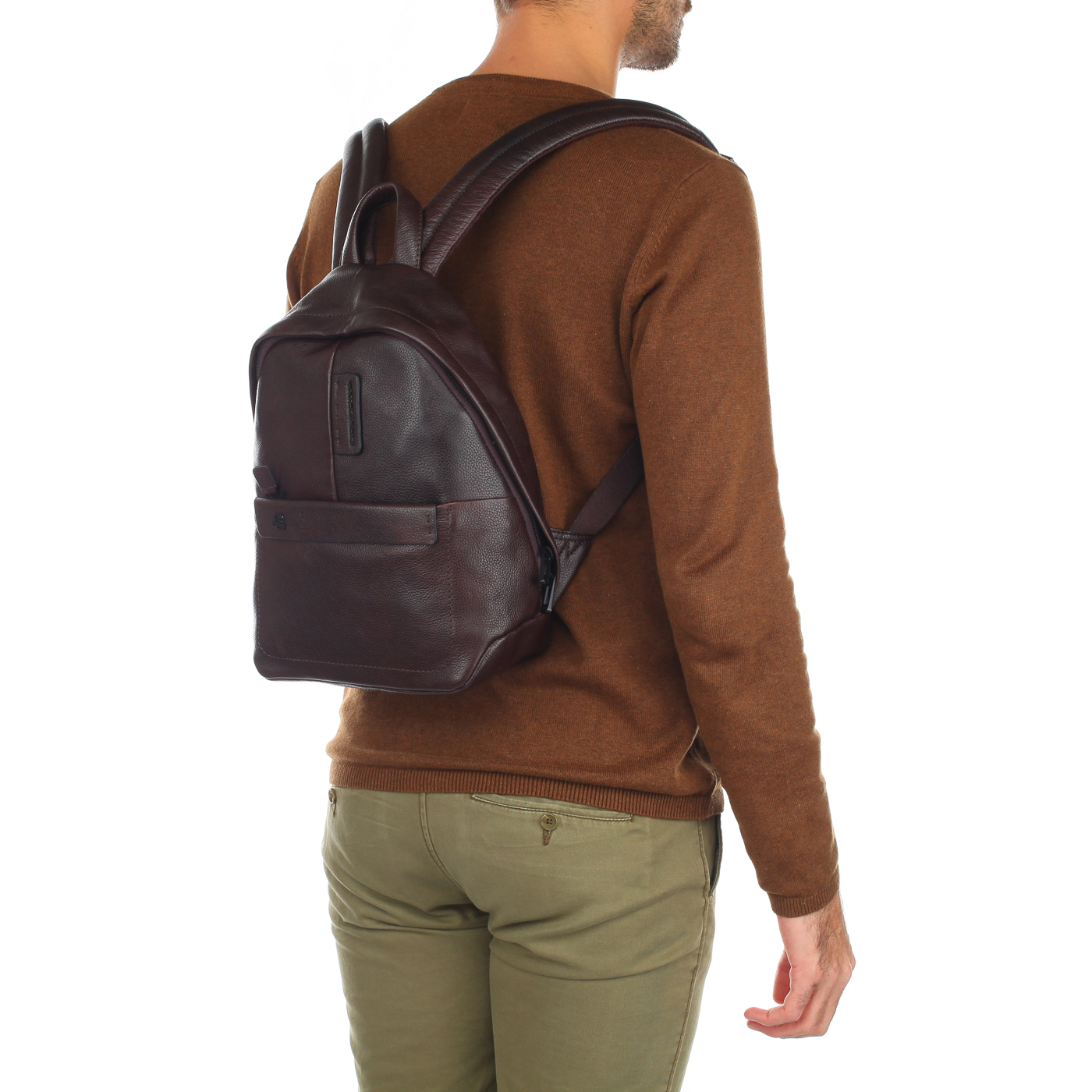 Мужской кожаный рюкзак Piquadro Plus