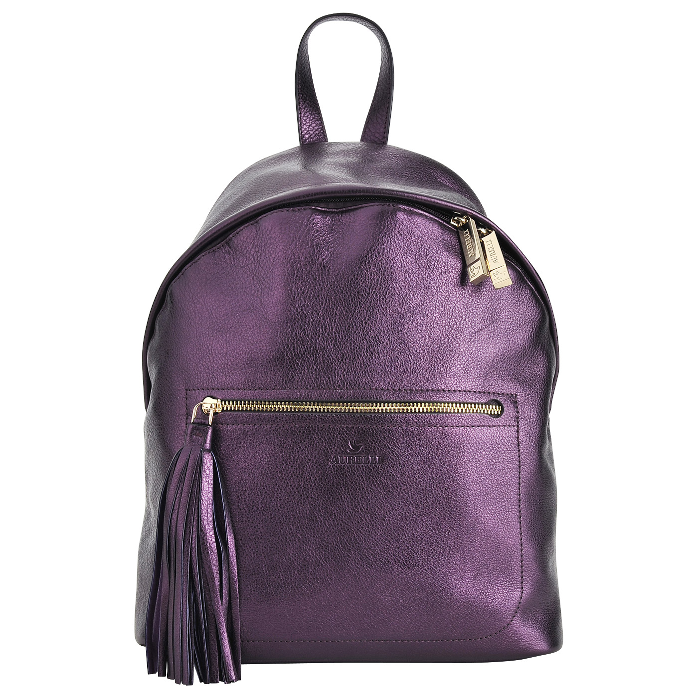 Aurelli Женский рюкзак из металлизированной кожи