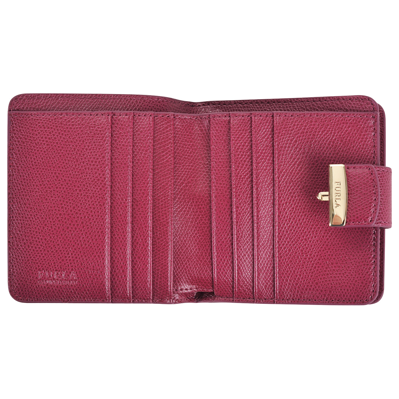 Компактное кожаное портмоне с двумя отделами Furla Metropolis