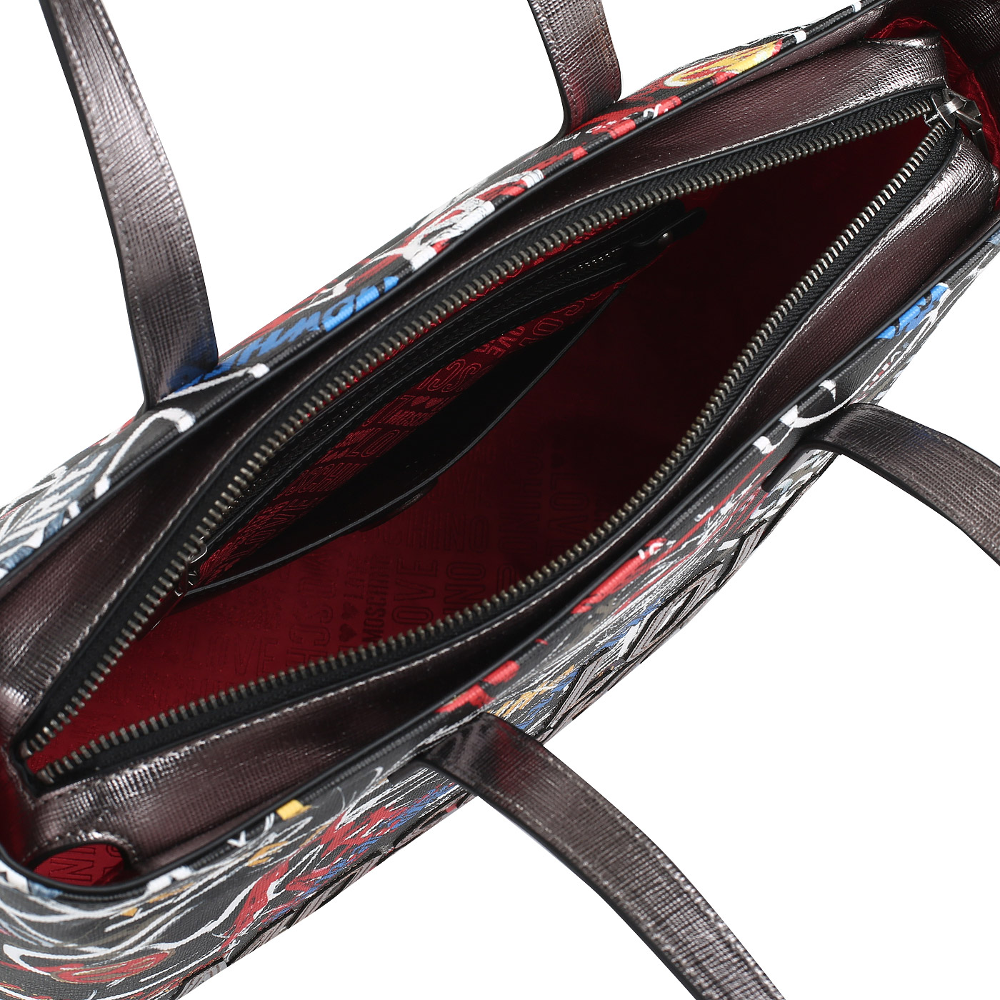 Сумка с принтом Love Moschino LM prints