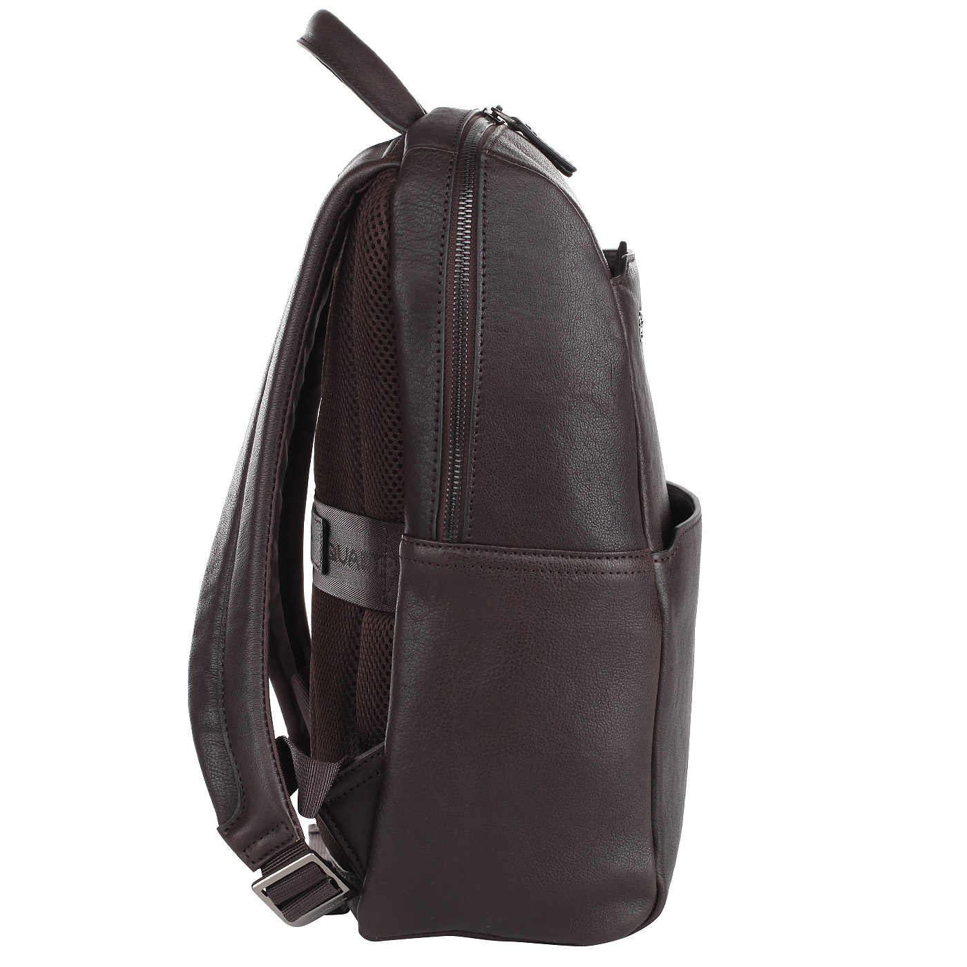 Мужской кожаный рюкзак с отделением для ноутбука Piquadro Black square