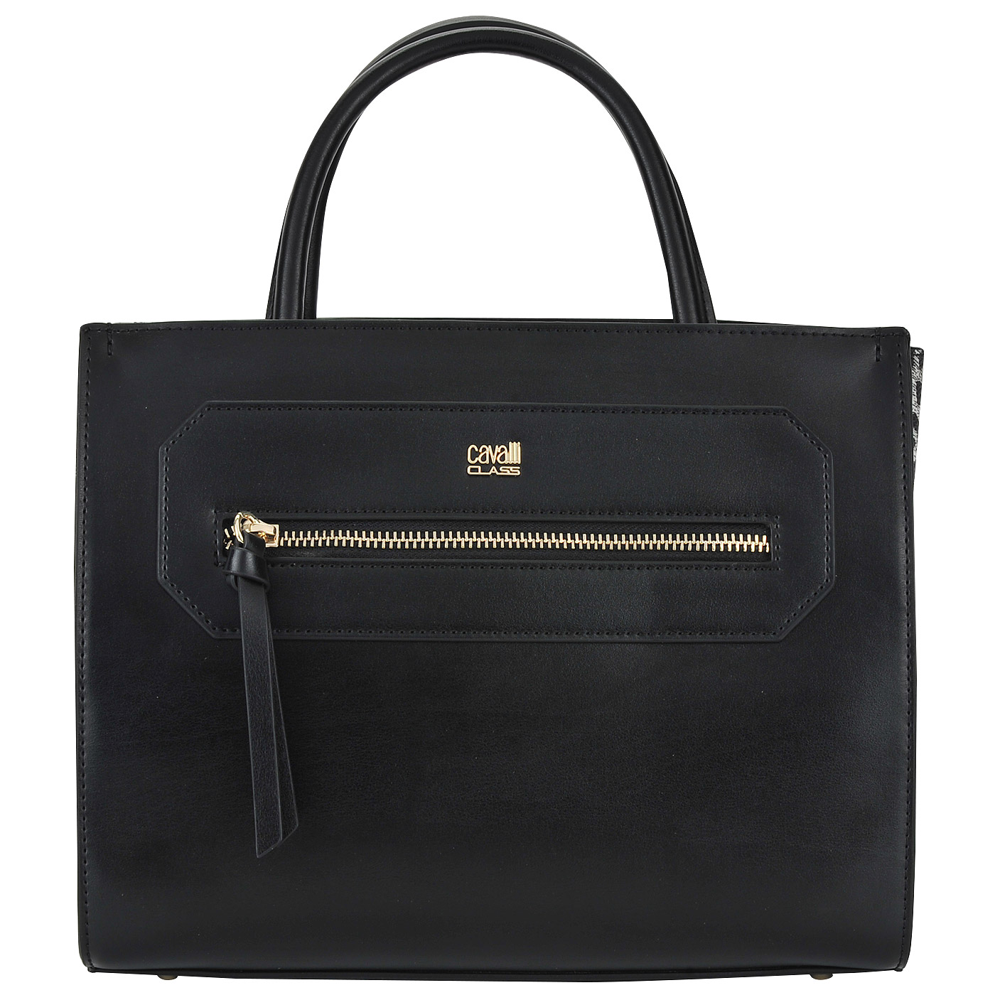 Cavalli Class Женская сумка с леопардовыми вставками