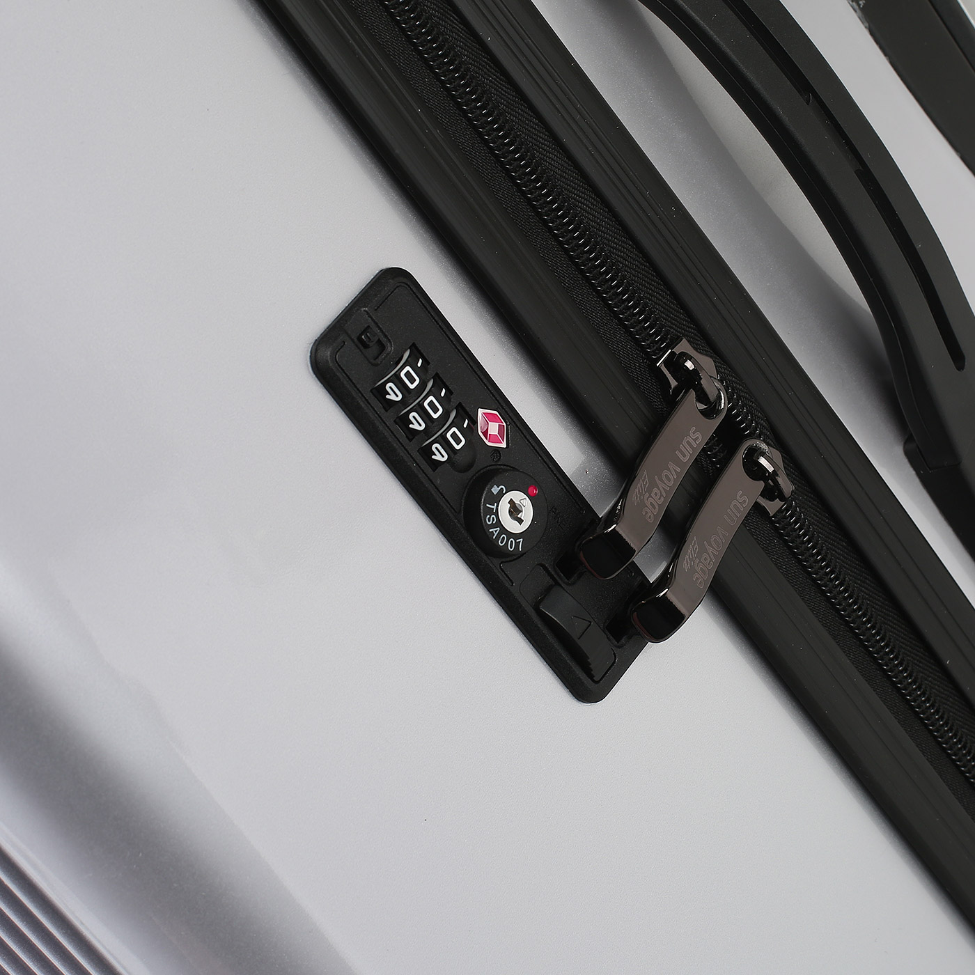 Чемодан большой L из ABS-пластика с кодовым замком Sun Voyage Elit