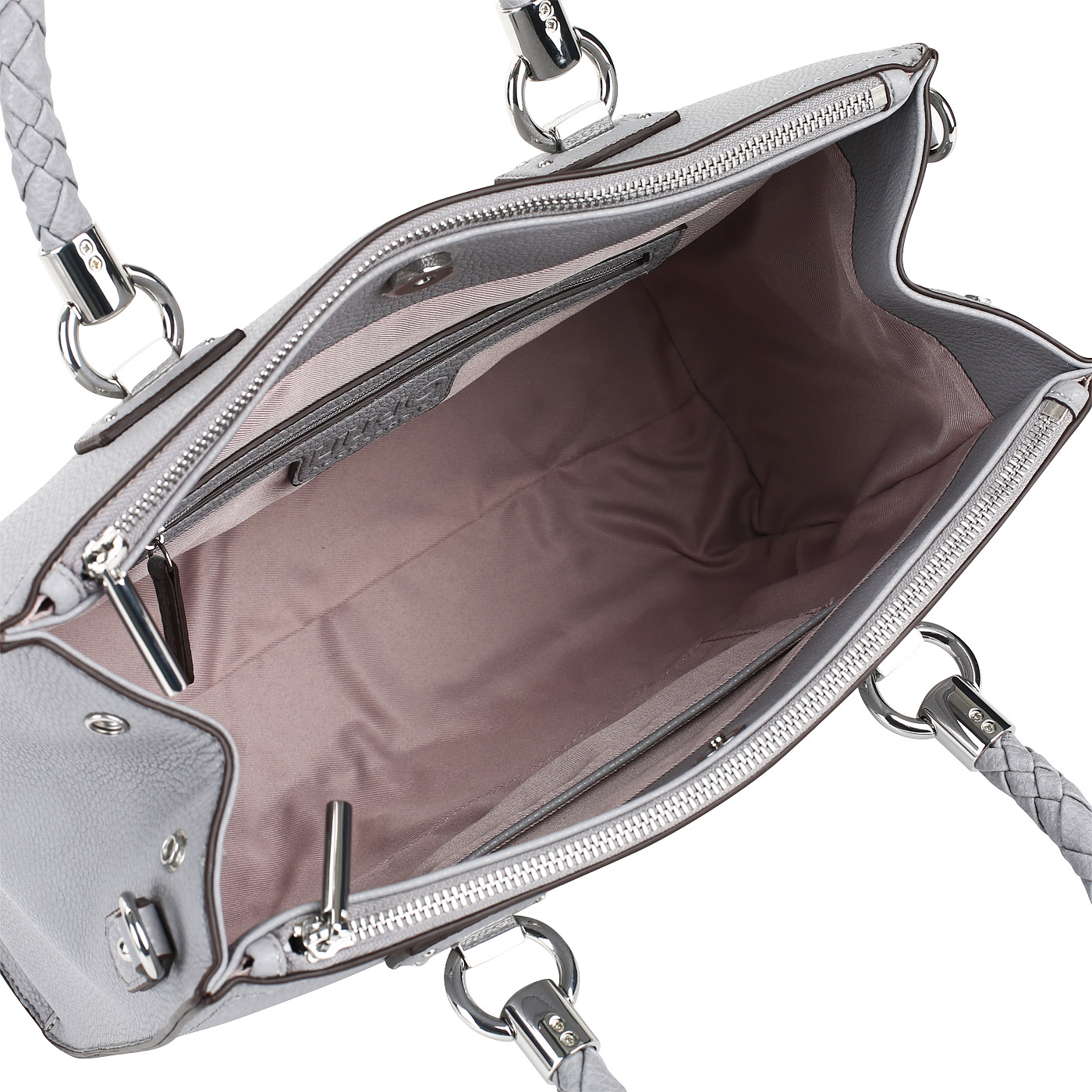 Серая сумка на молнии Liu Jo Manhattan