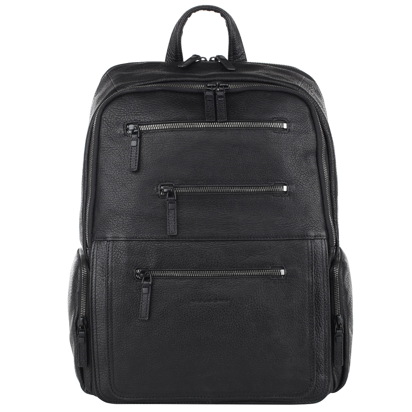 Piquadro Мужской кожаный рюкзак с отделением для ноутбука