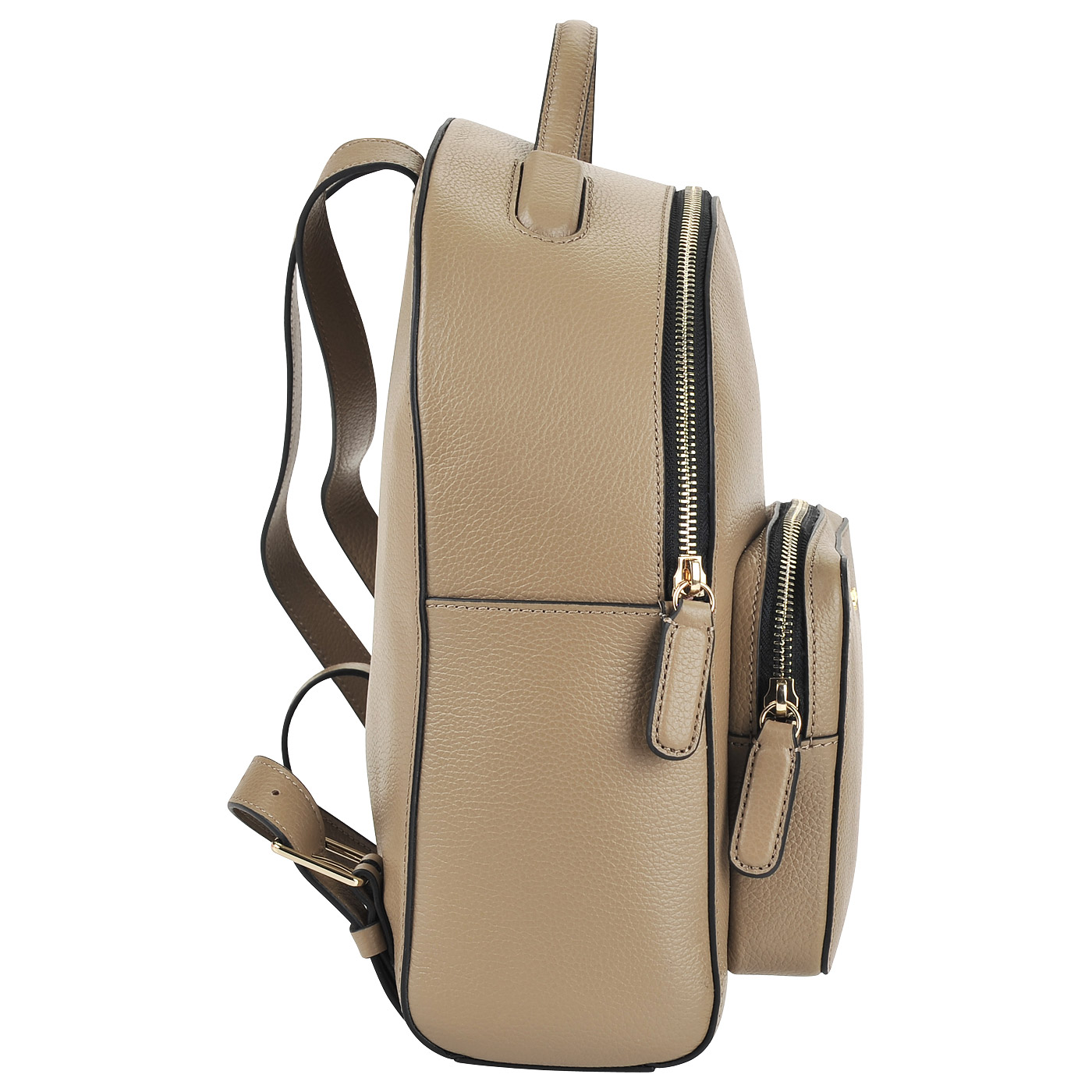 Вместительный женский рюкзак из натуральной кожи Coccinelle Clementine soft