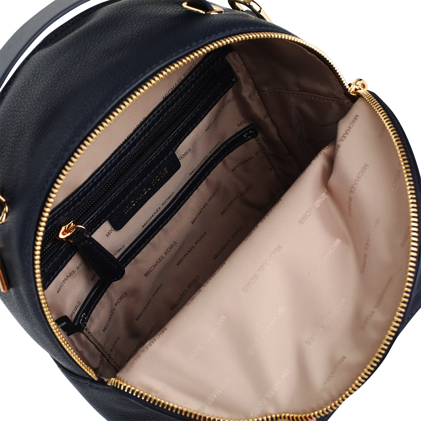 Синий кожаный рюкзак Michael Kors Jessa 30T8GEVB5L/414 - 2000557917798 ...