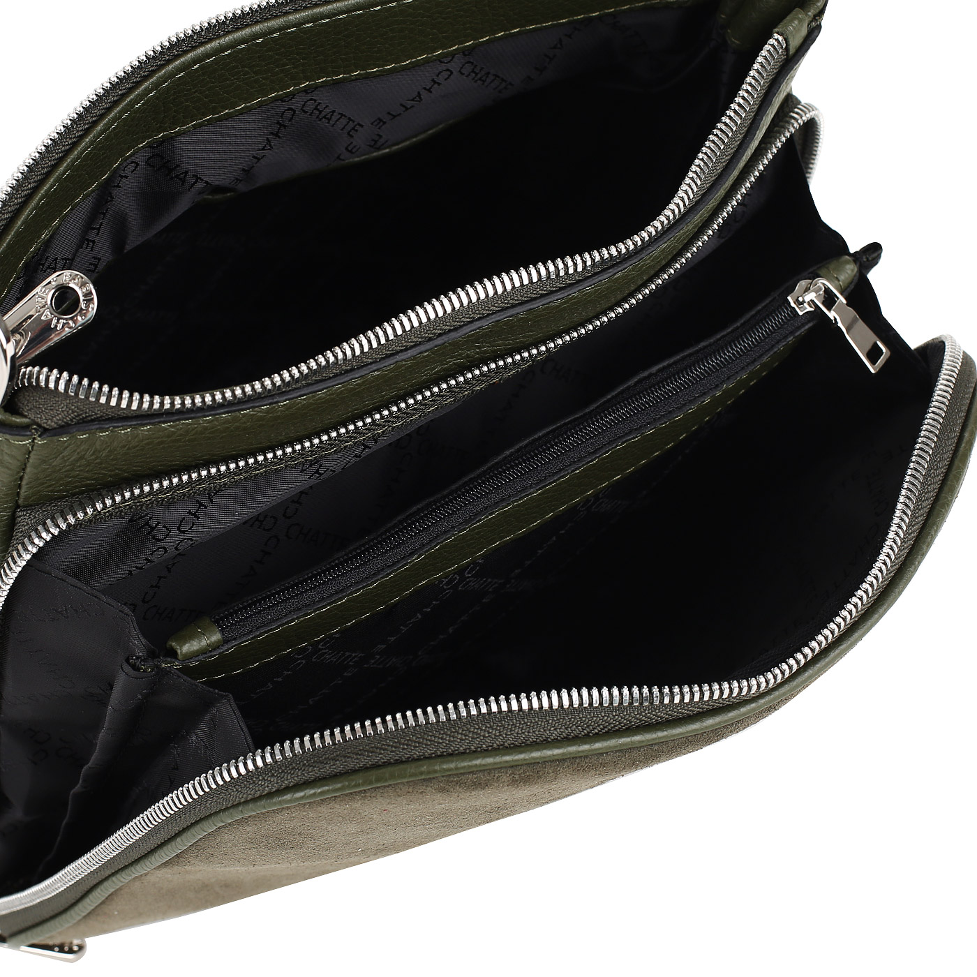 Сумка цвета хаки Chatte Marseille