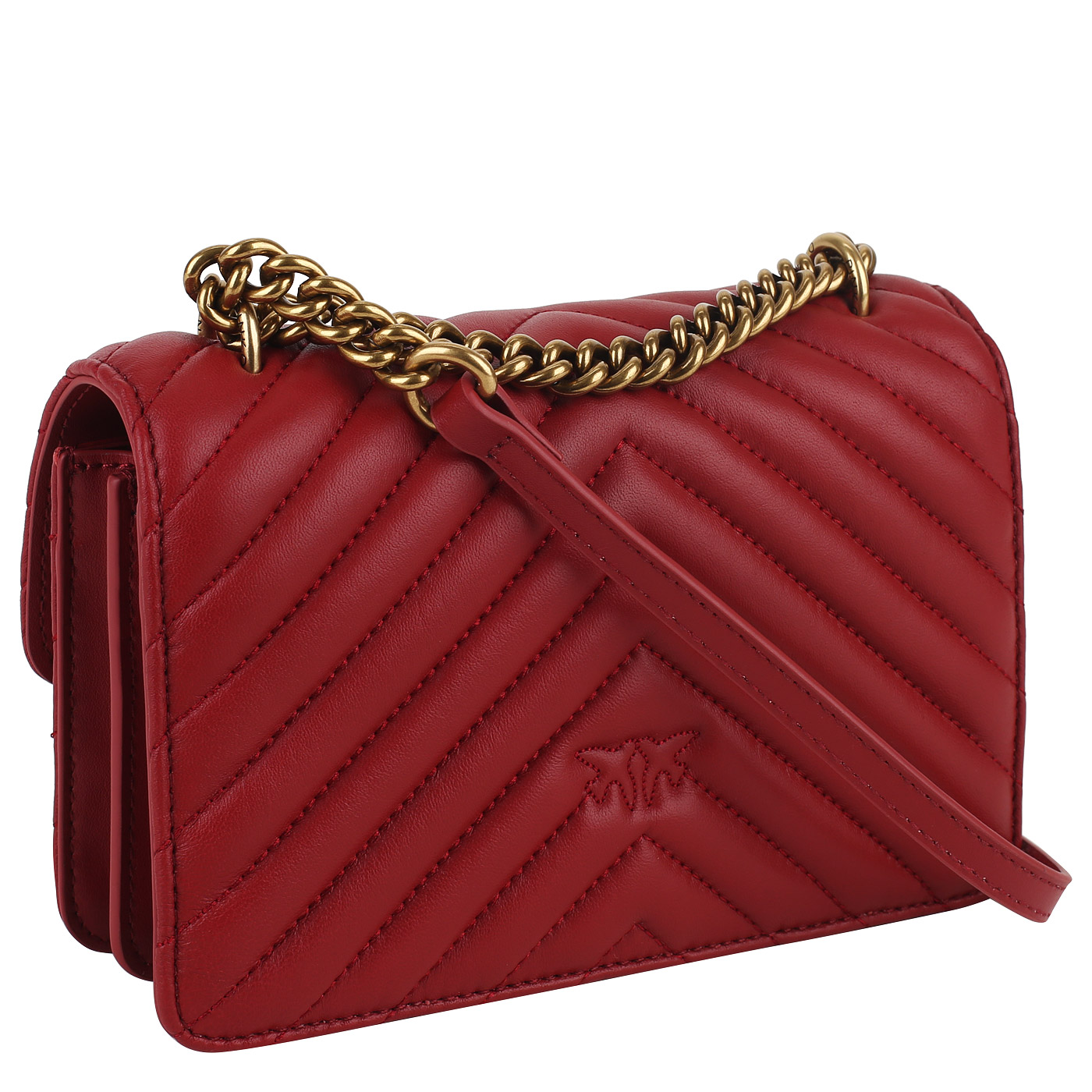 Сумка через плечо с цепочкой Pinko Chevron