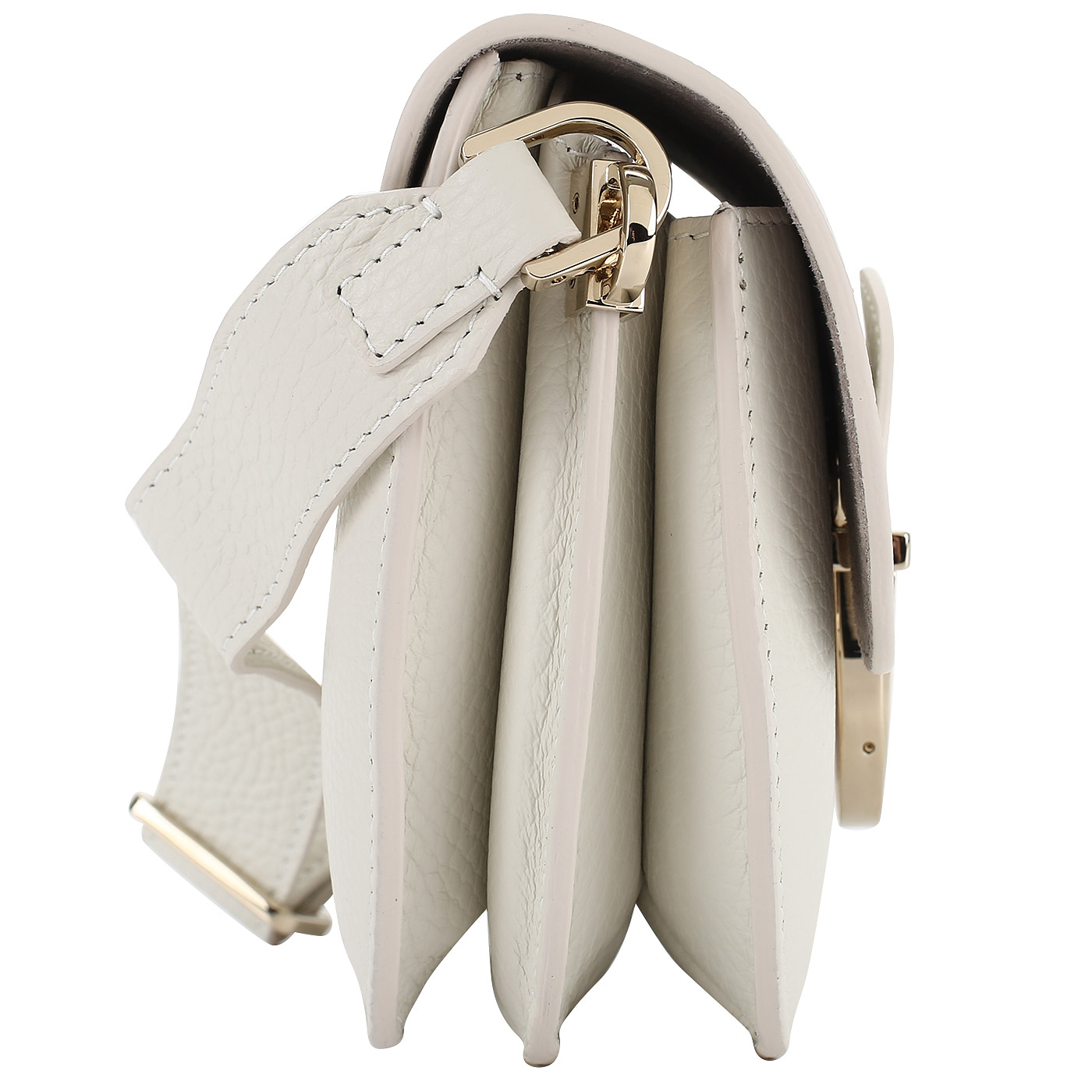 Женская сумочка из белой кожи Furla Ducale