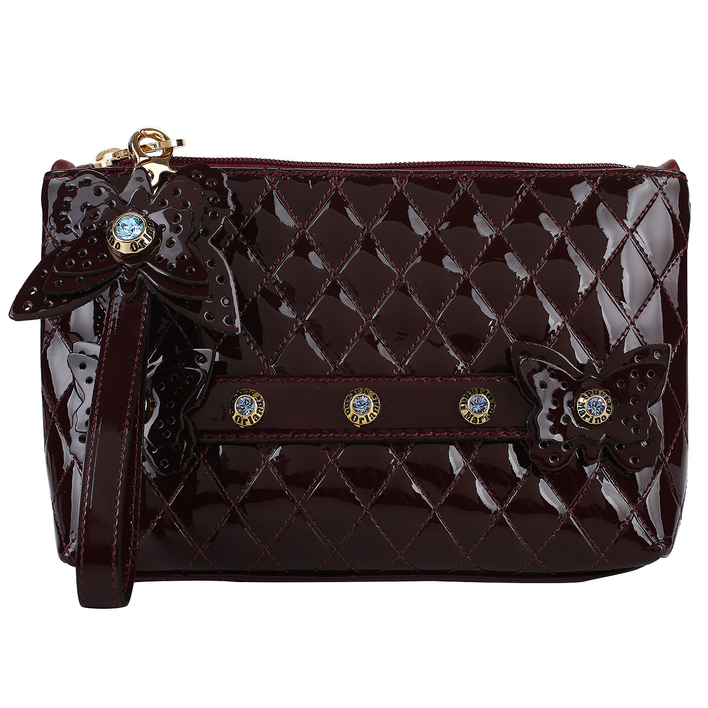 Marino Orlandi Лакированный клатч