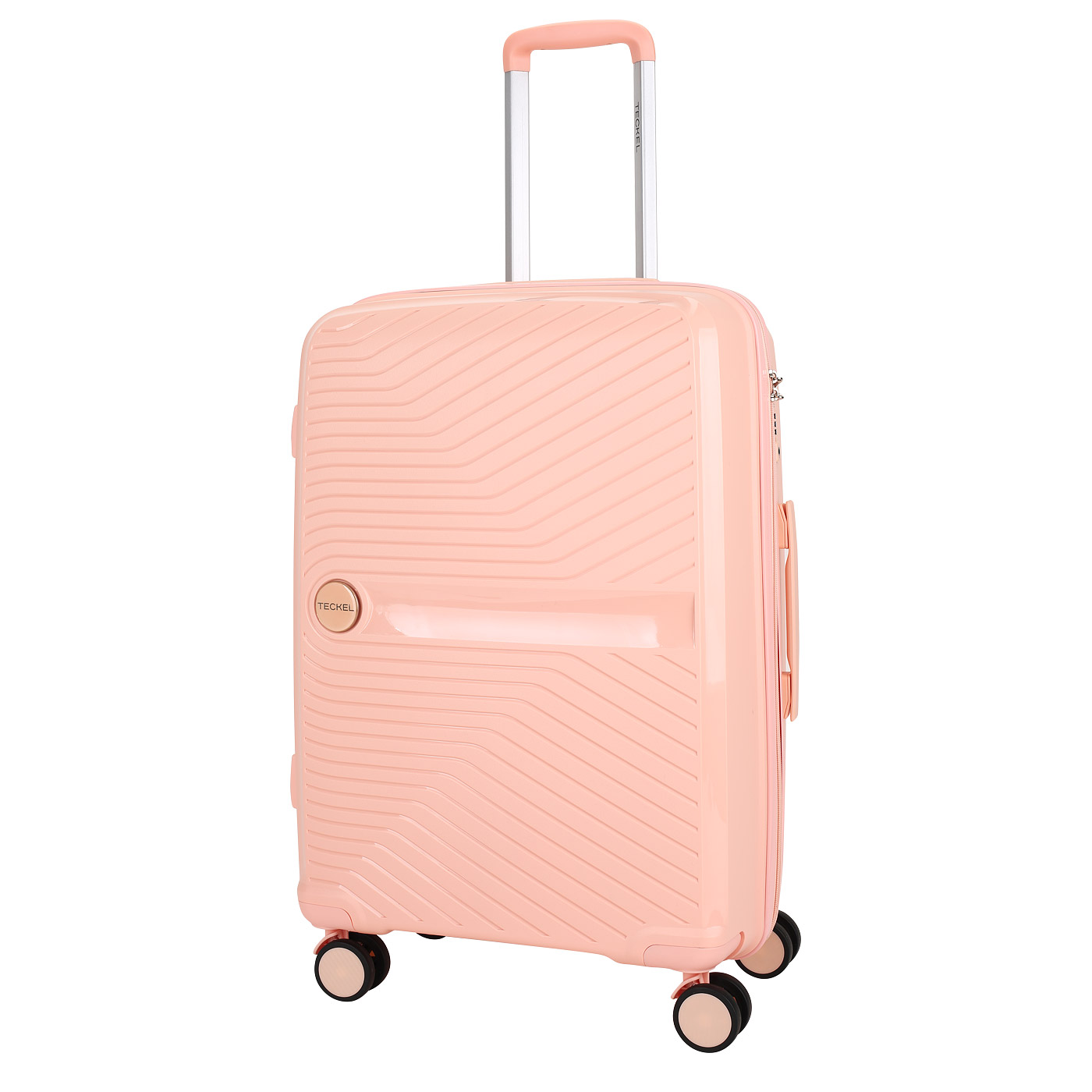 Teckel Чемодан средний M из полипропилена с кодовым замком