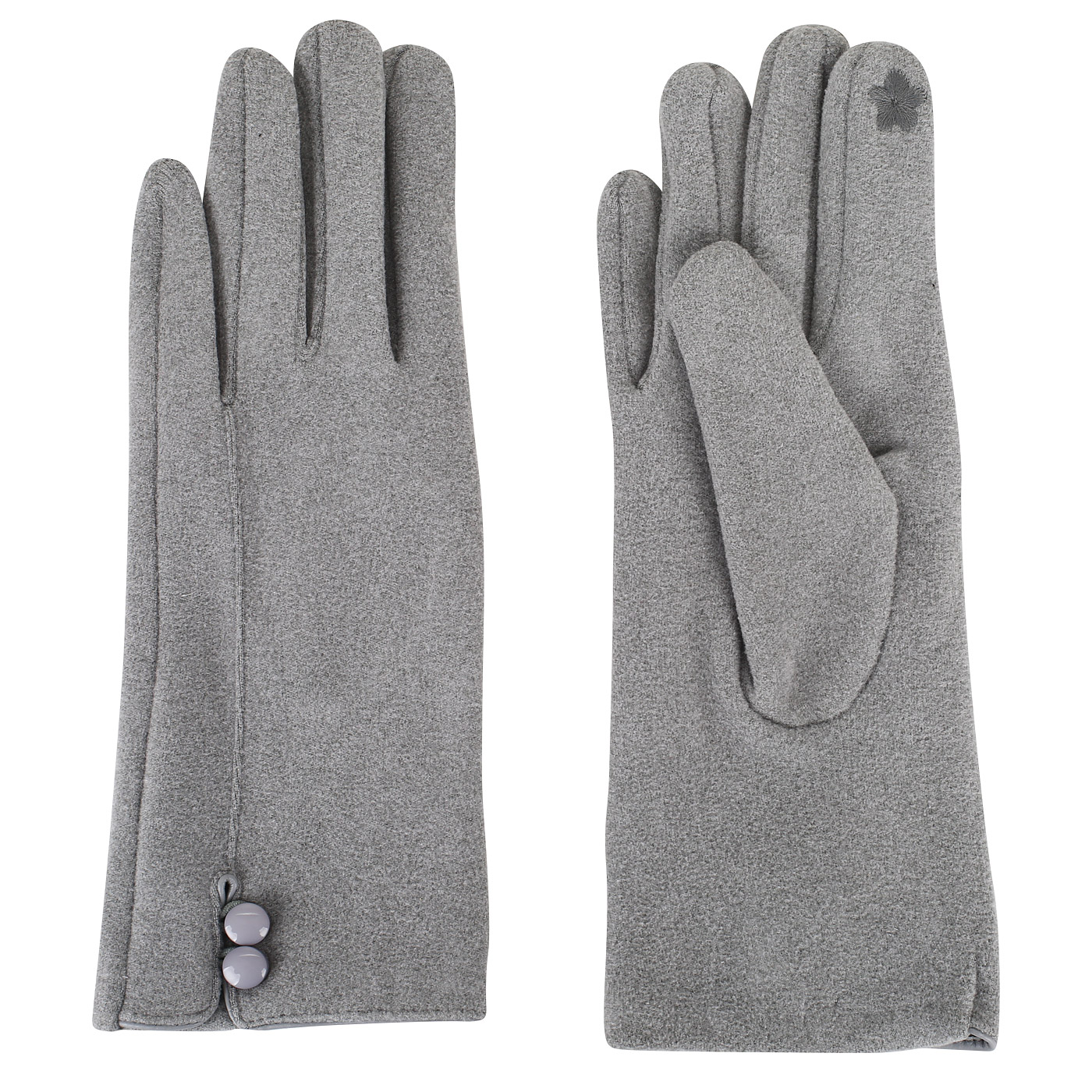 Перчатки с пуговицами Chatte 