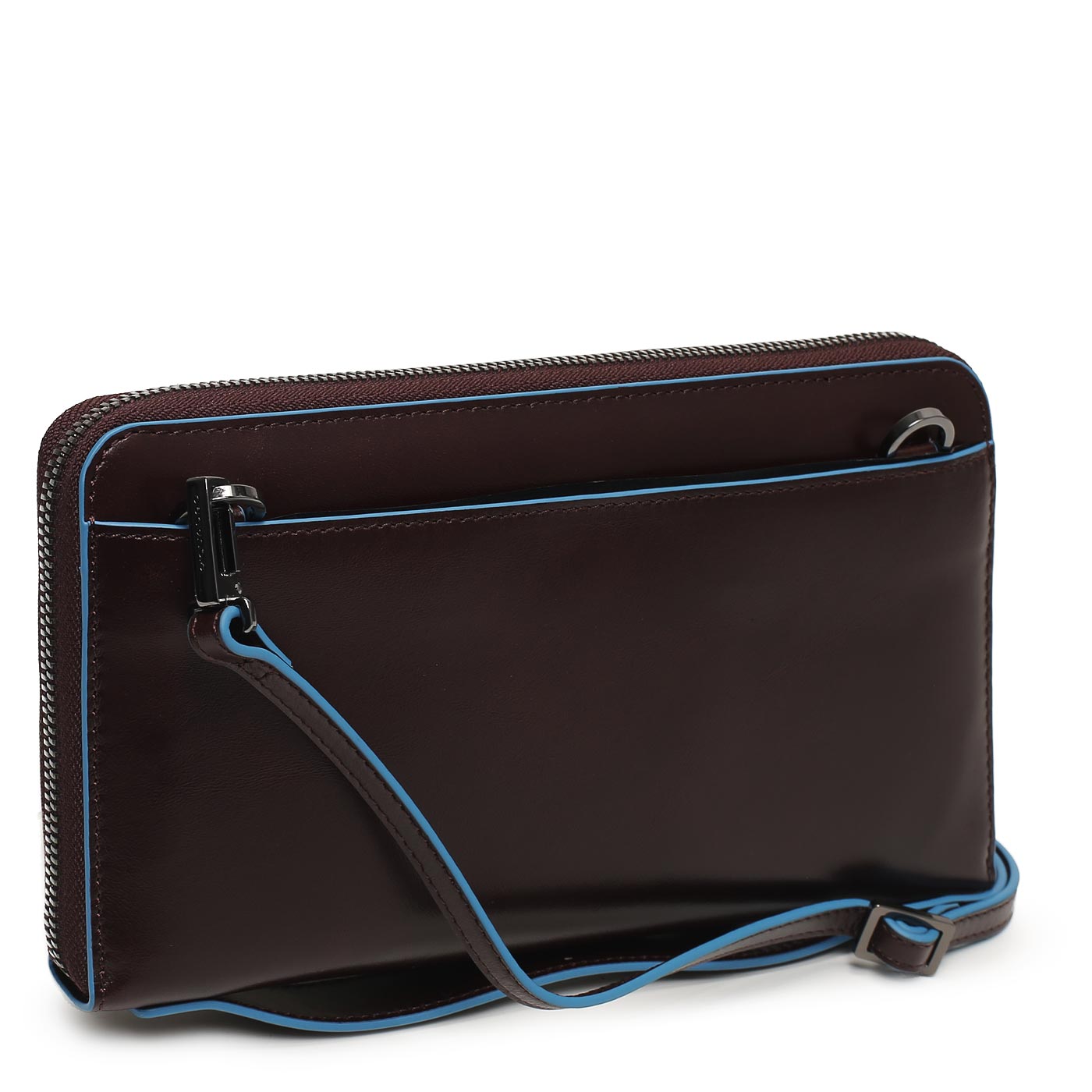 Кожаная визитка Piquadro Blue square