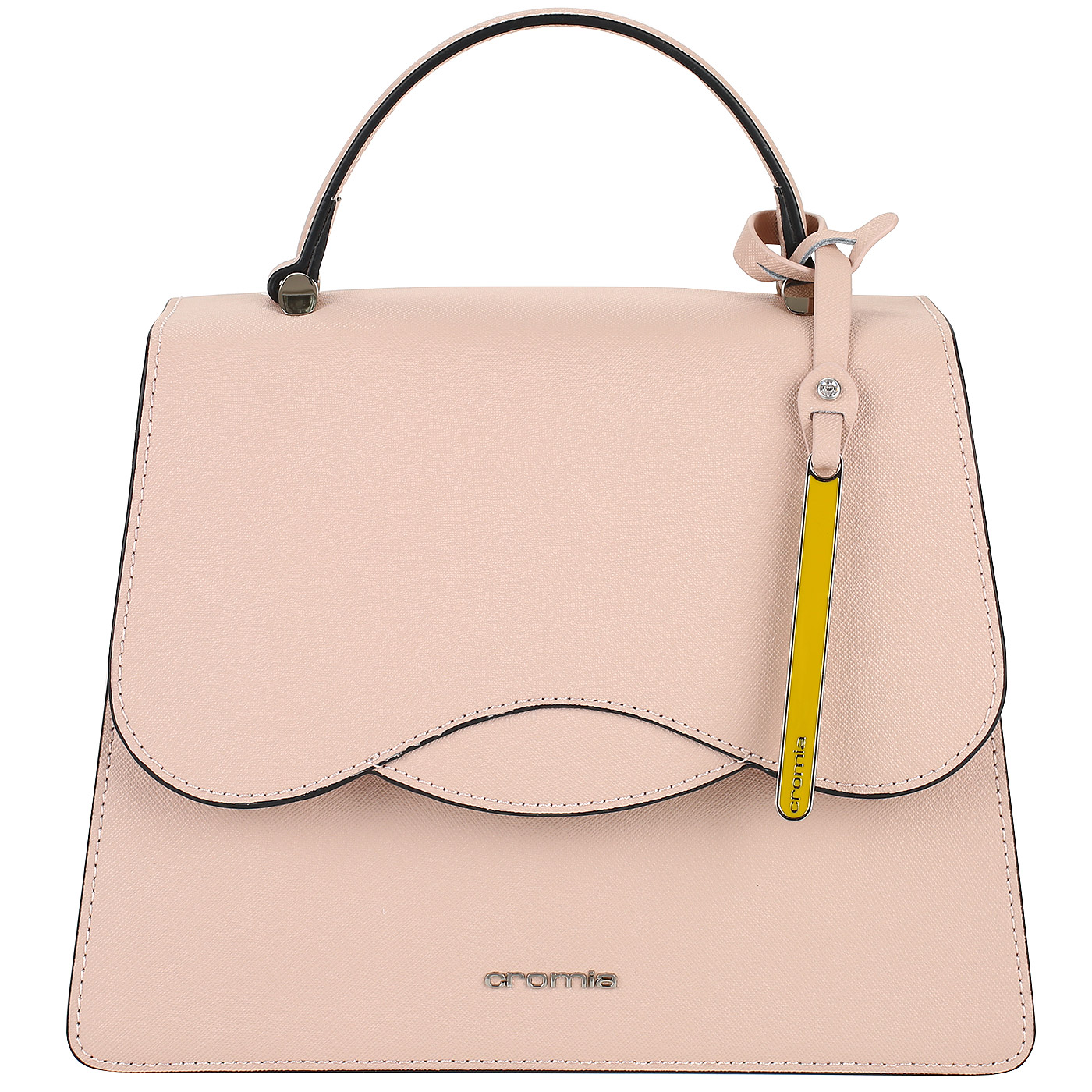 Cromia Сафьяновая сумочка с откидным клапаном
