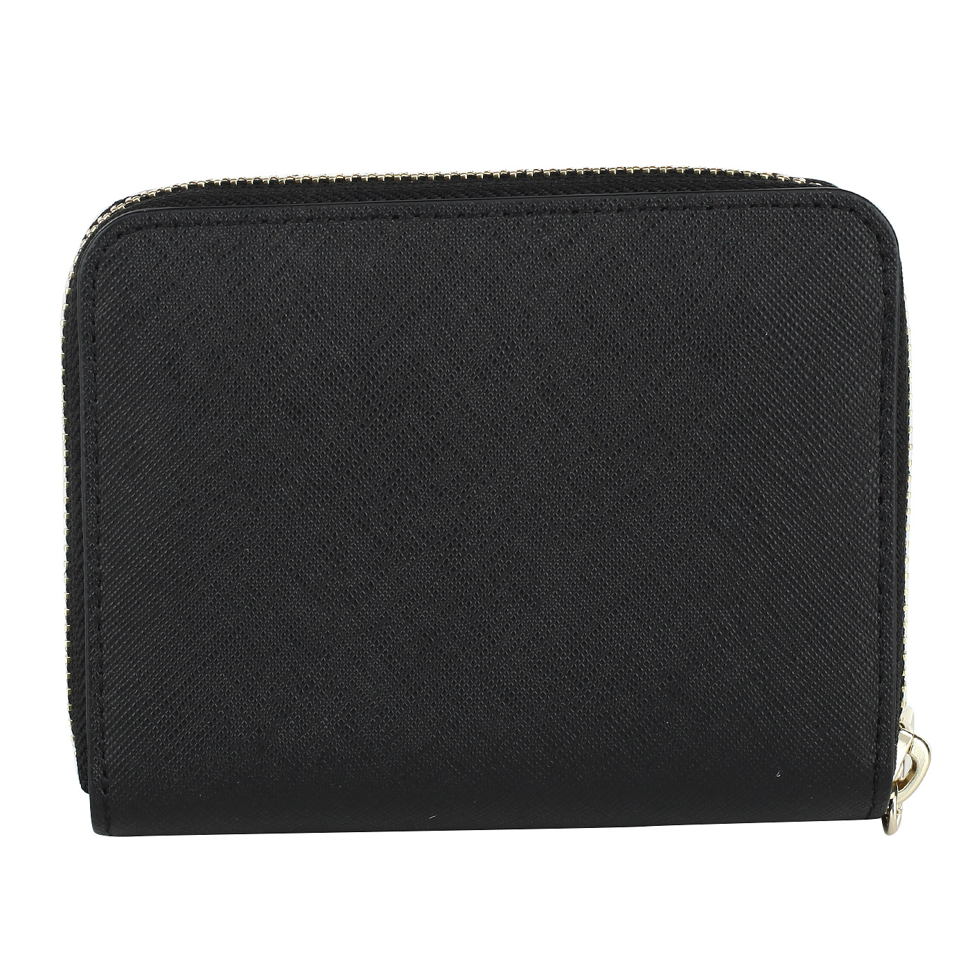 Компактное женское портмоне из натуральной сафьяновой кожи DKNY Saffiano