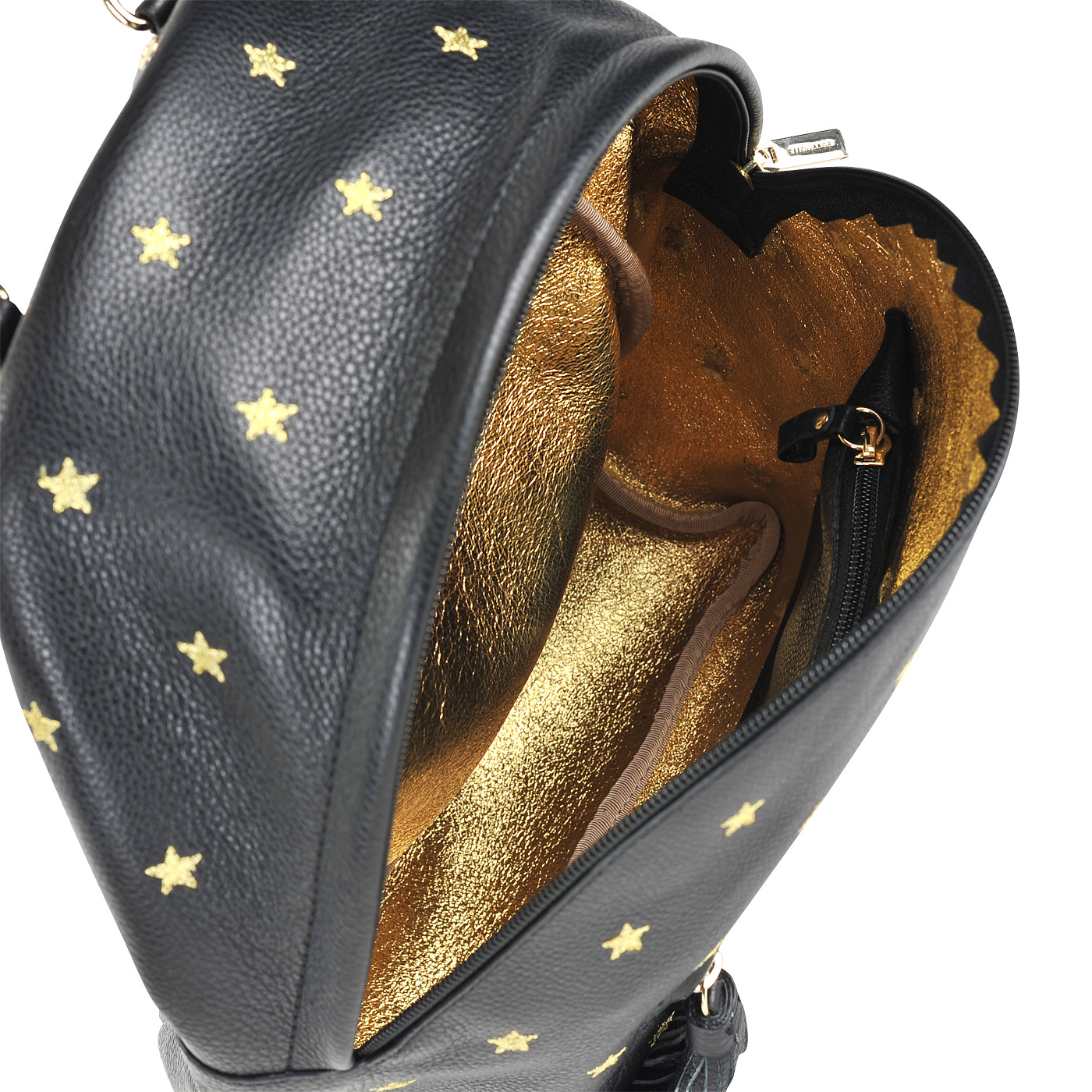 Женский кожаный рюкзак с вышивкой Coccinelle Leonie embroidery