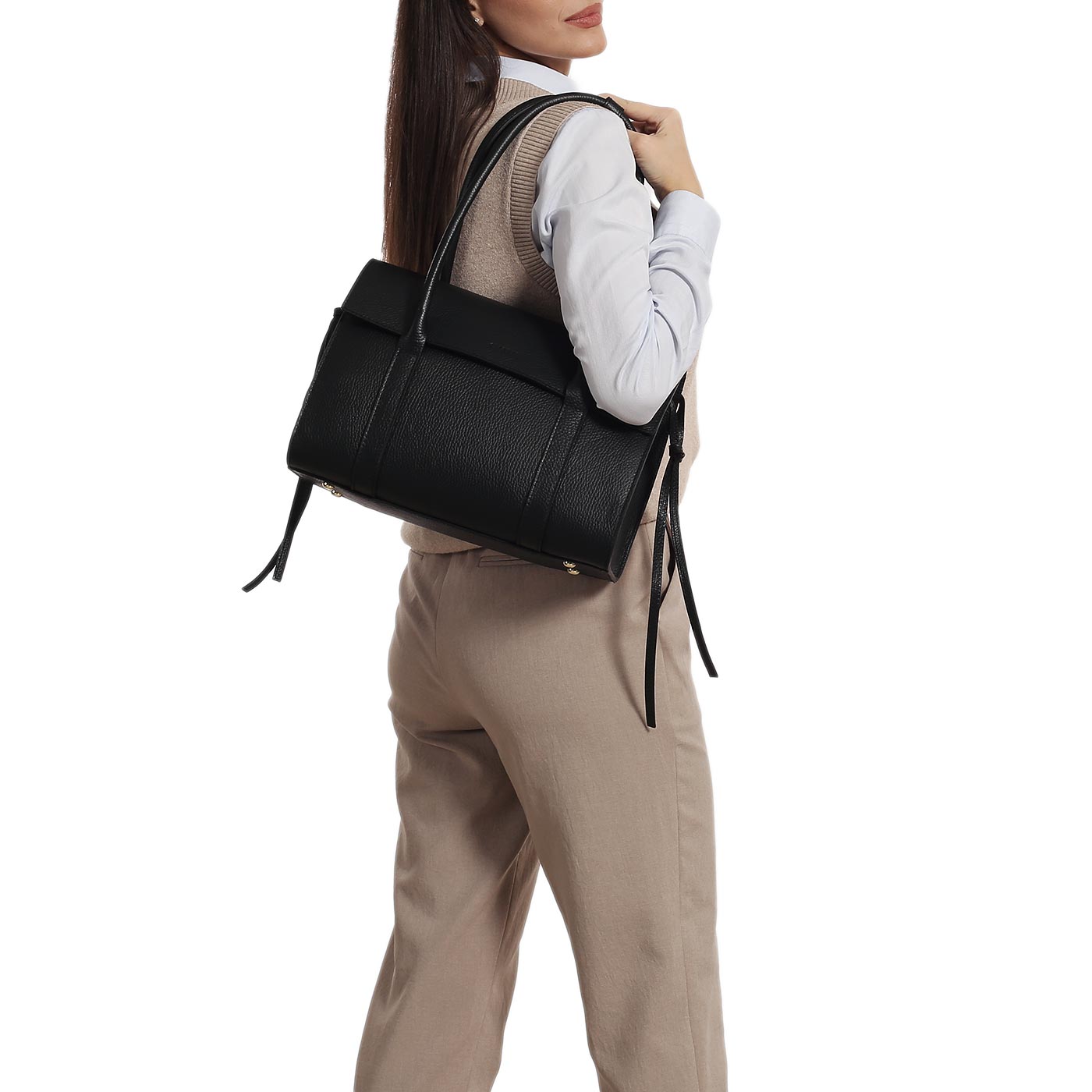 Кожаная сумка Chatte Marseille