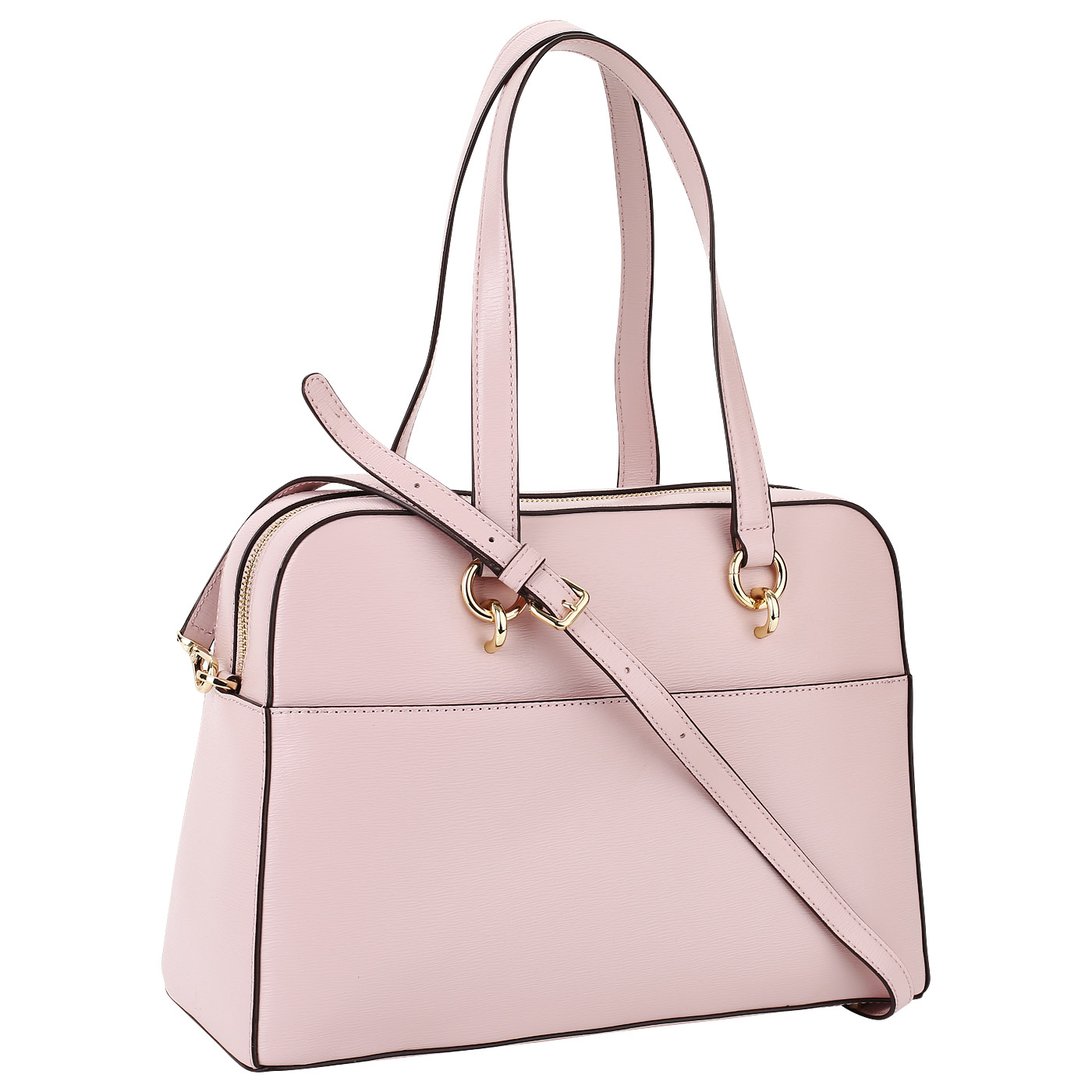 Розовая сумка с декором DKNY Sara